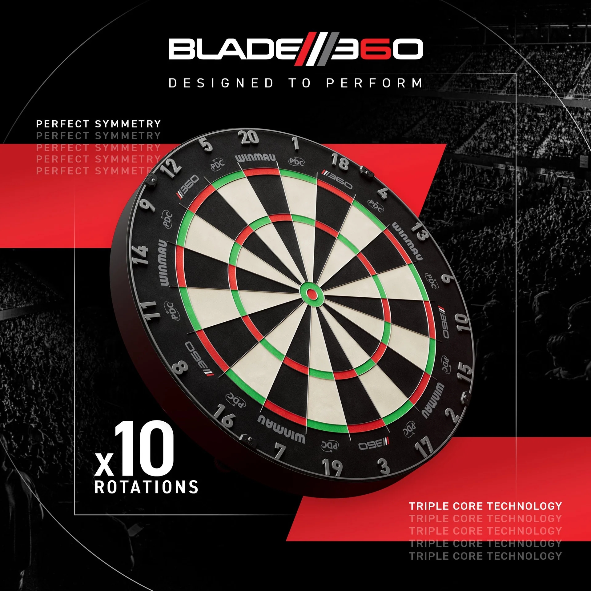 Winmau Blade 360 Profesyonel Dart Tahtası