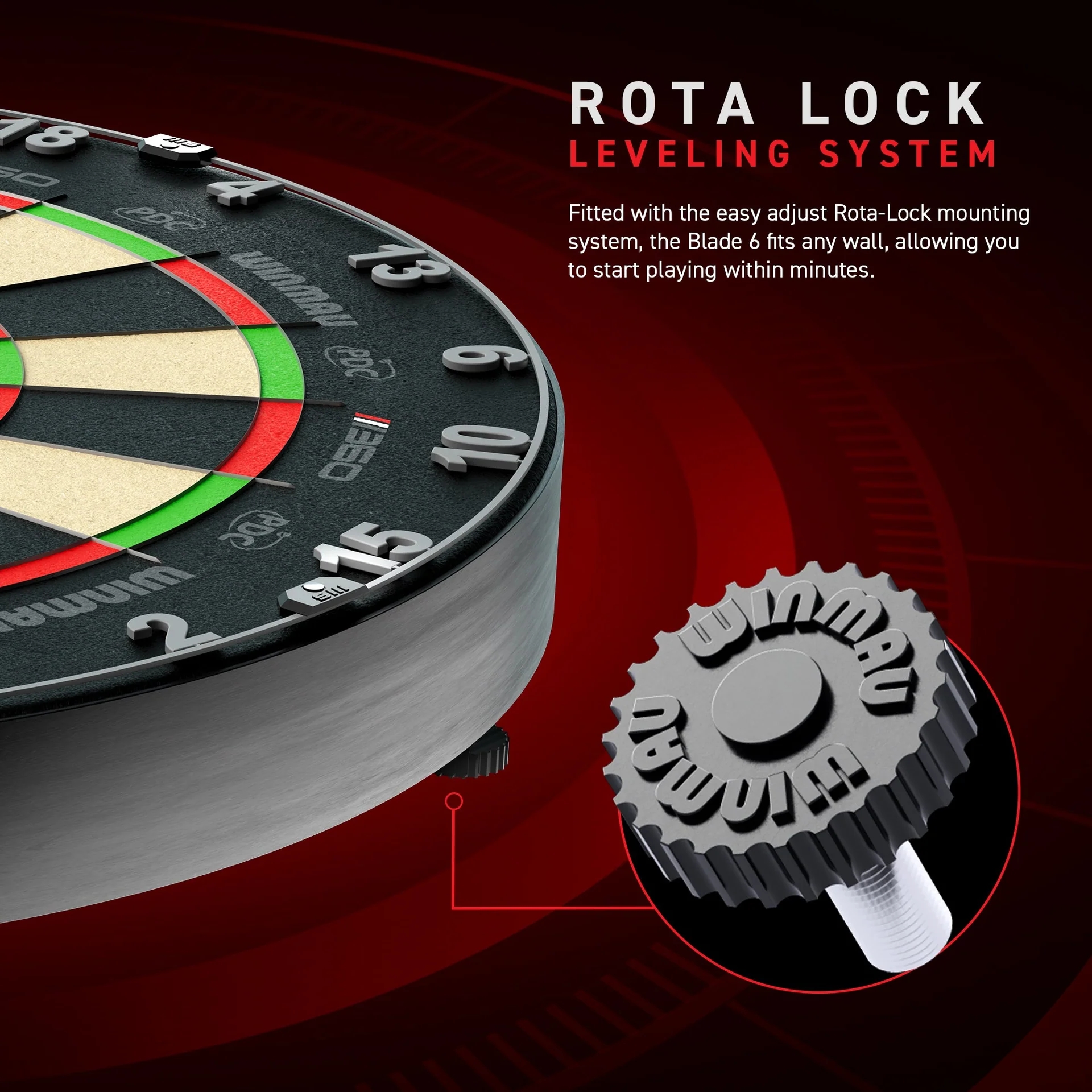 Winmau Blade 360 Profesyonel Dart Tahtası