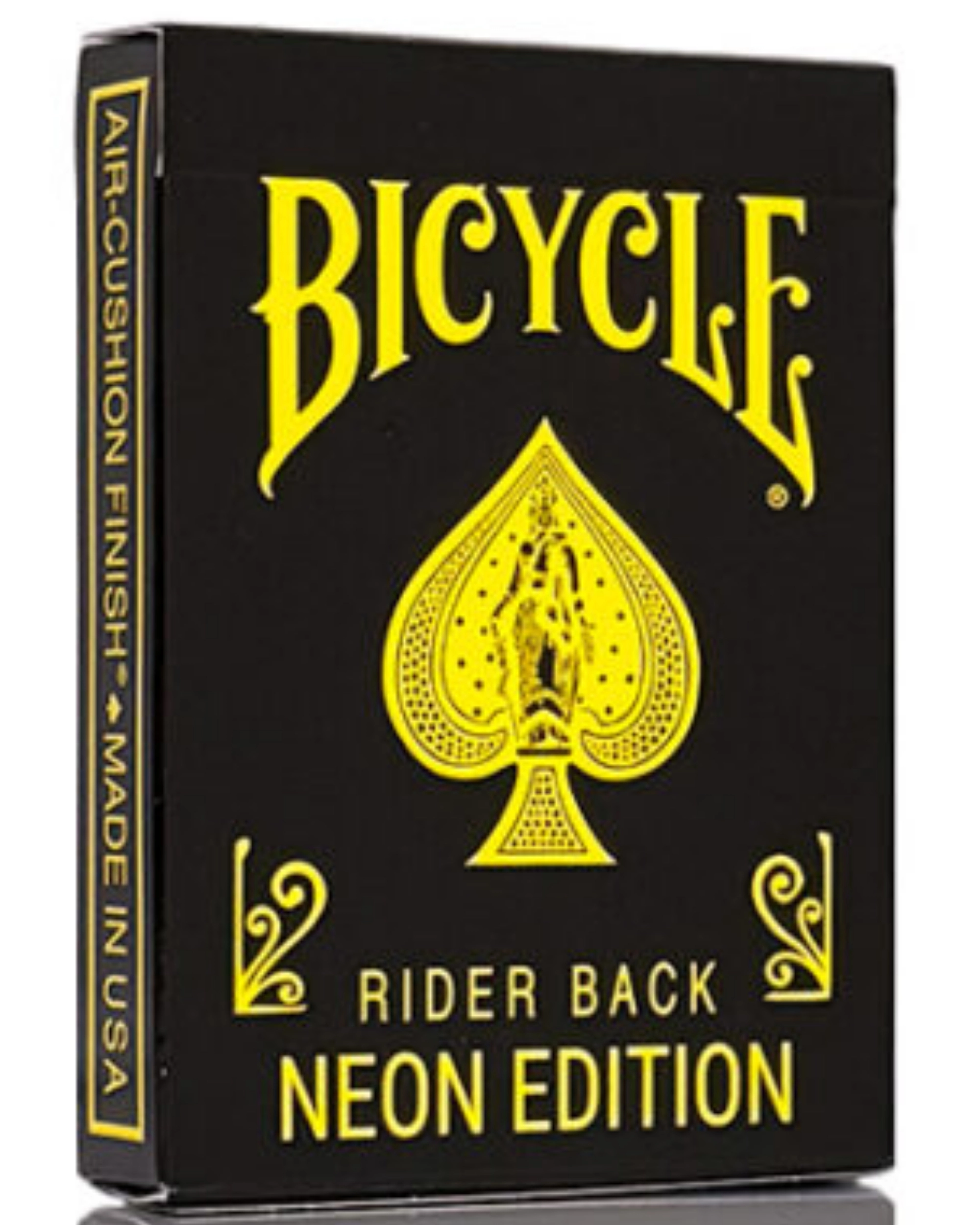 Bicycle | Neon Rider Back Yellow-Starburst Oyun Kartı