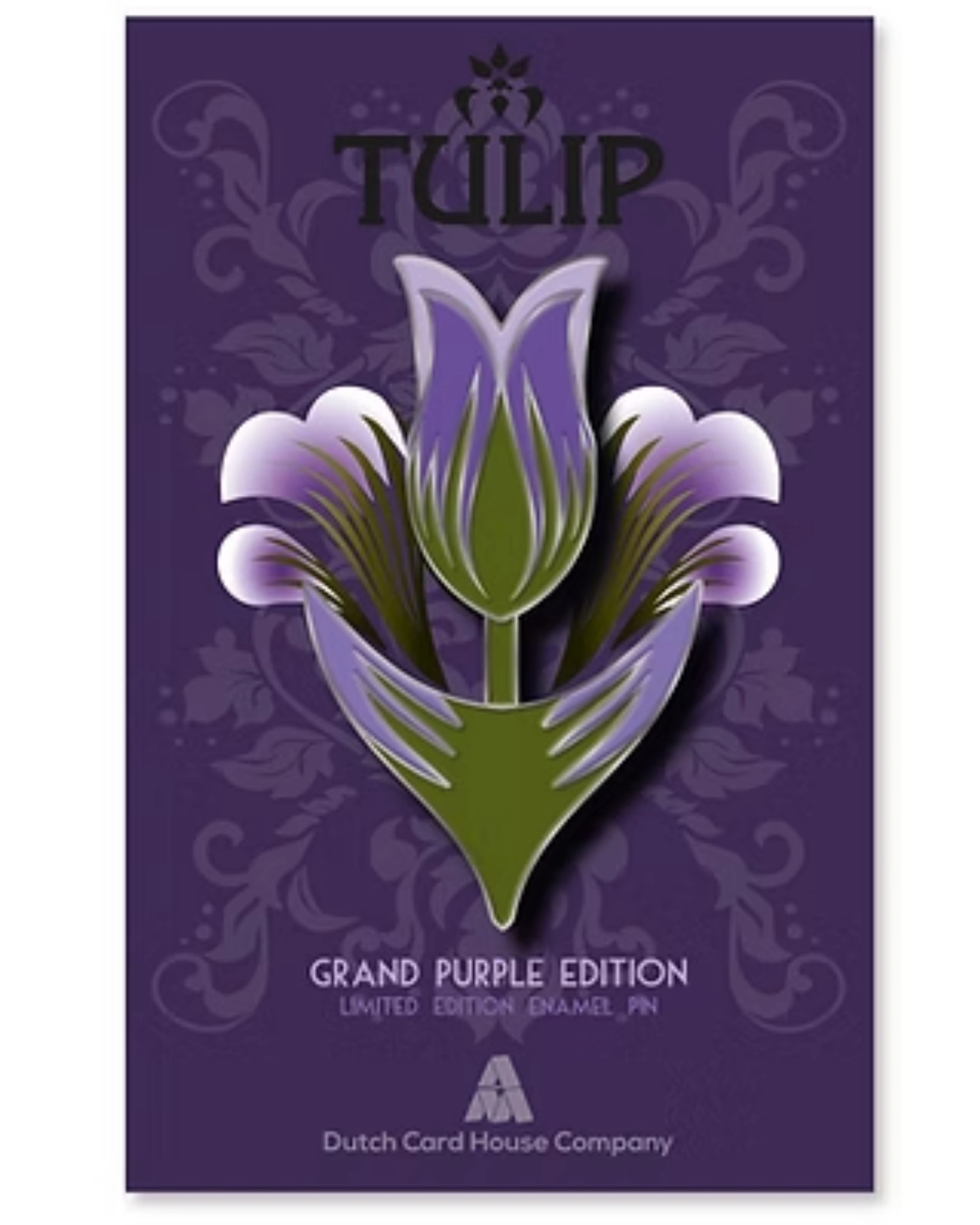 Grand Tulip Purple Oyun Kartı by Dutch Card House Company