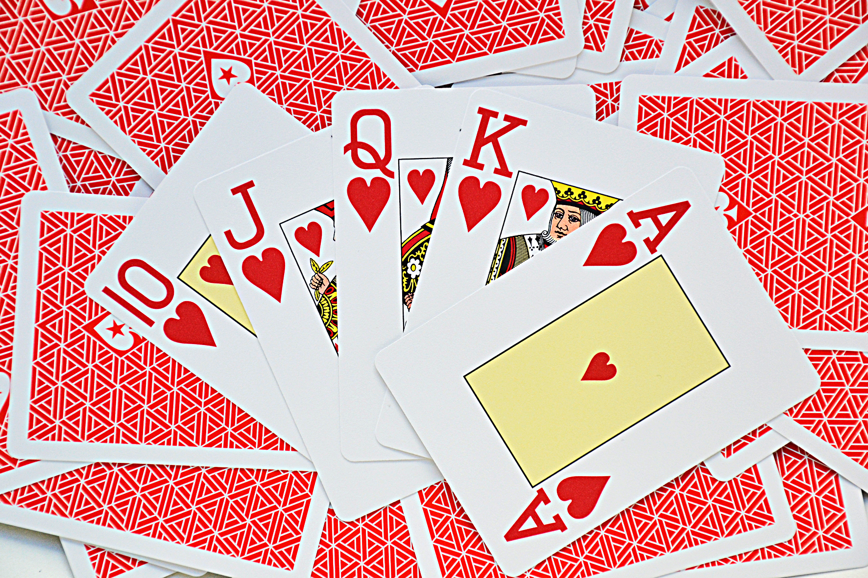 EPT Bicycle Europeen Poker Tour Oyun Kartı-kırmızı deste