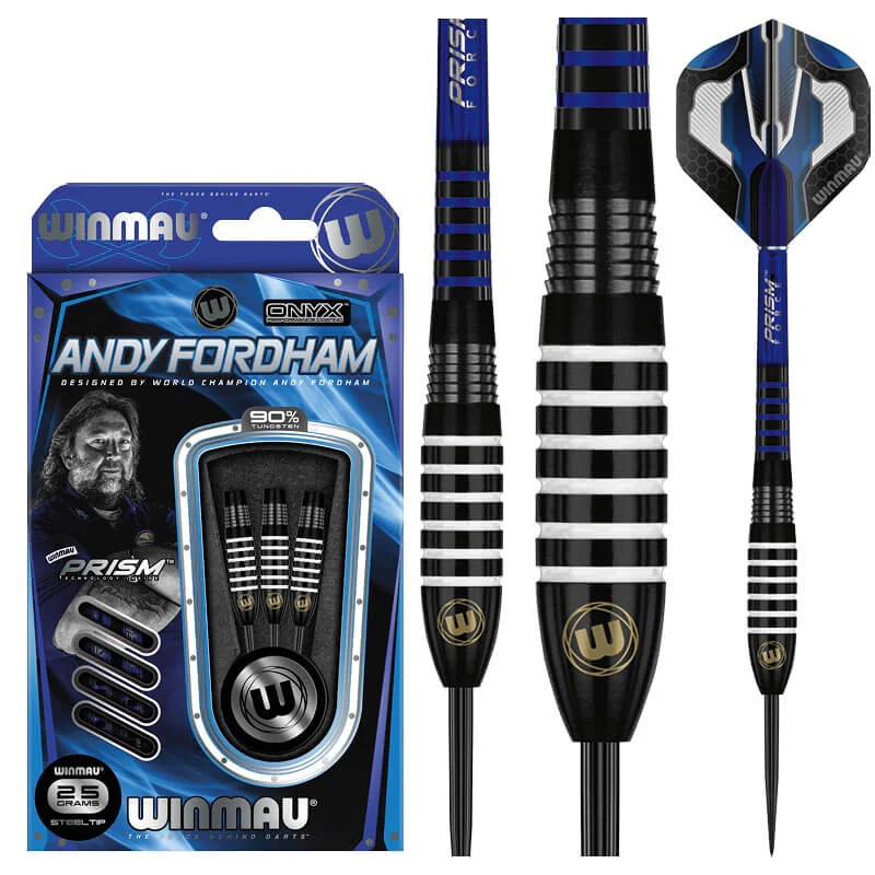Winmau Andy Fordham Onyx %90 Tungsten Dart Oku 25g - DERYA BİLARDO