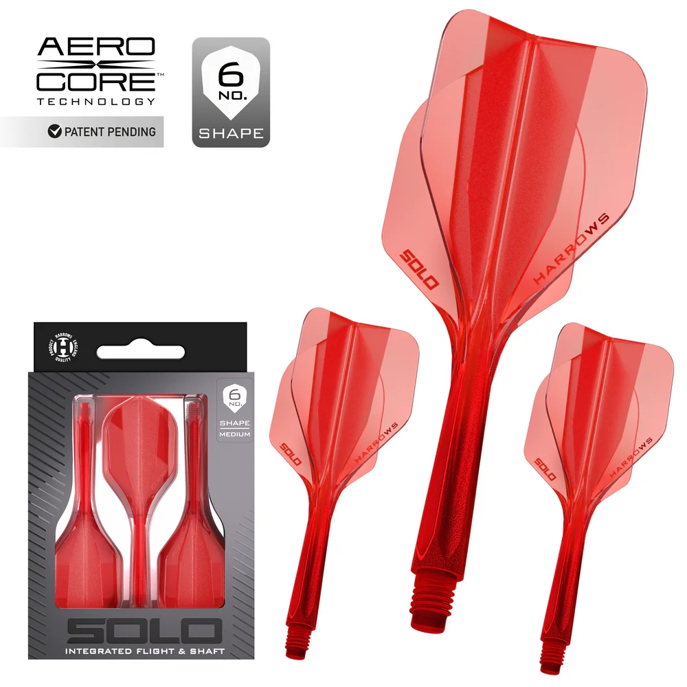 Harrows Solo: Integrated Flight and Shaft - Red                          