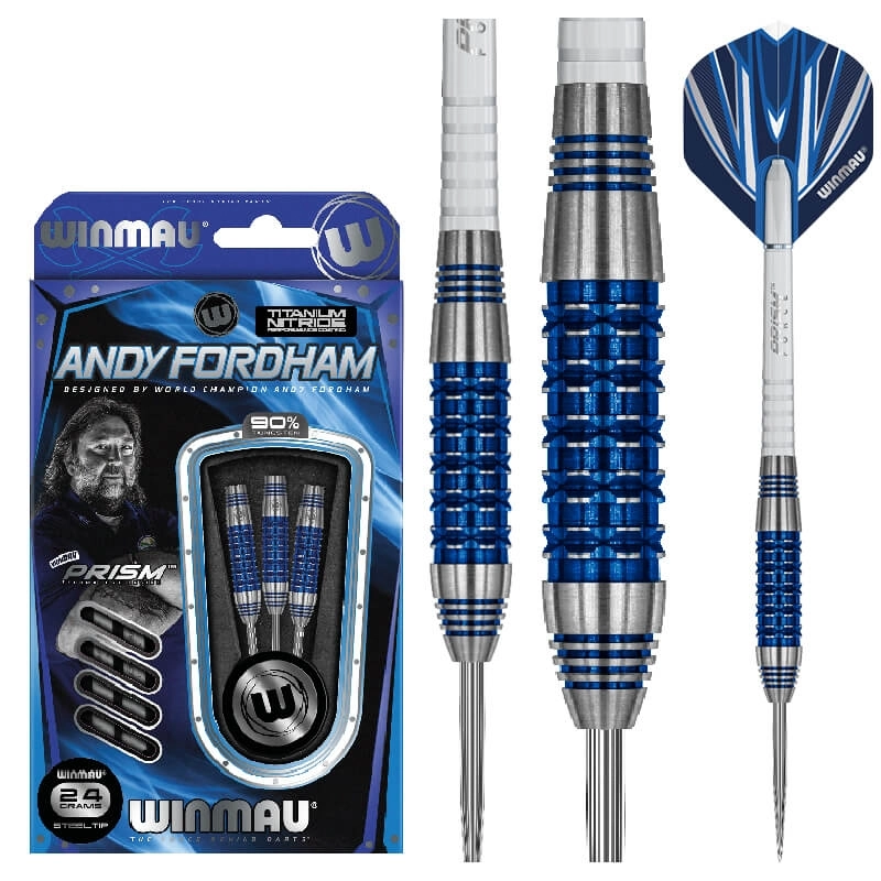 Winmau Andy Fordham %90 Tungsten Dart Oku 24g 