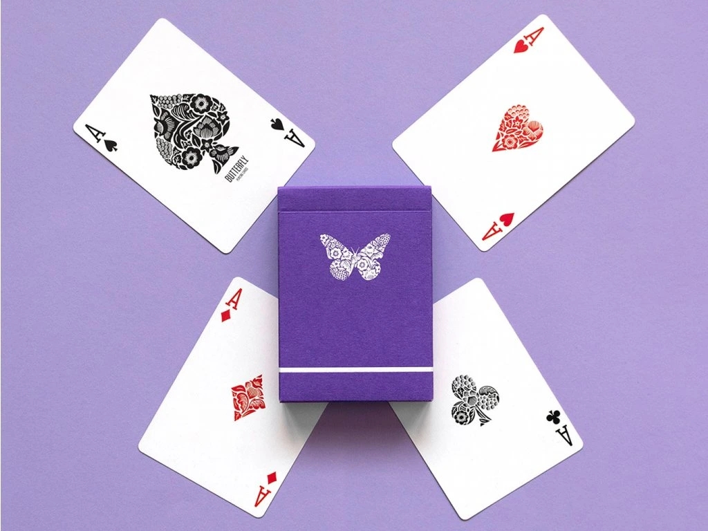 Butterfly Oyun Kartı (Royal Purple Edition)