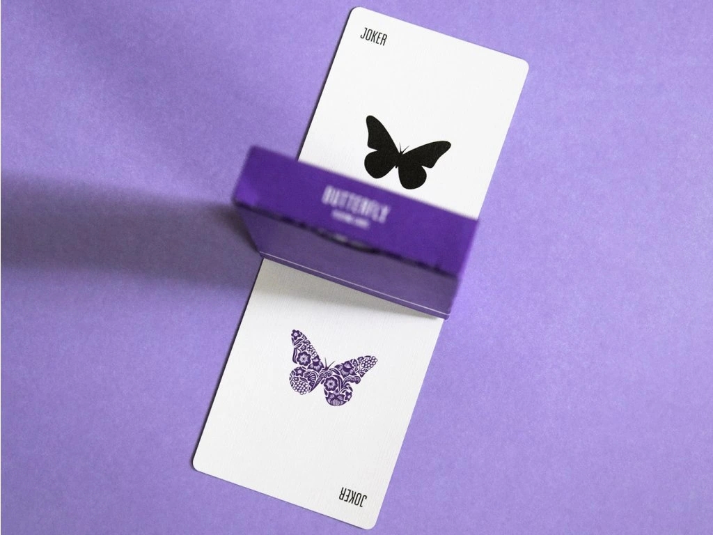 Butterfly Oyun Kartı (Royal Purple Edition)