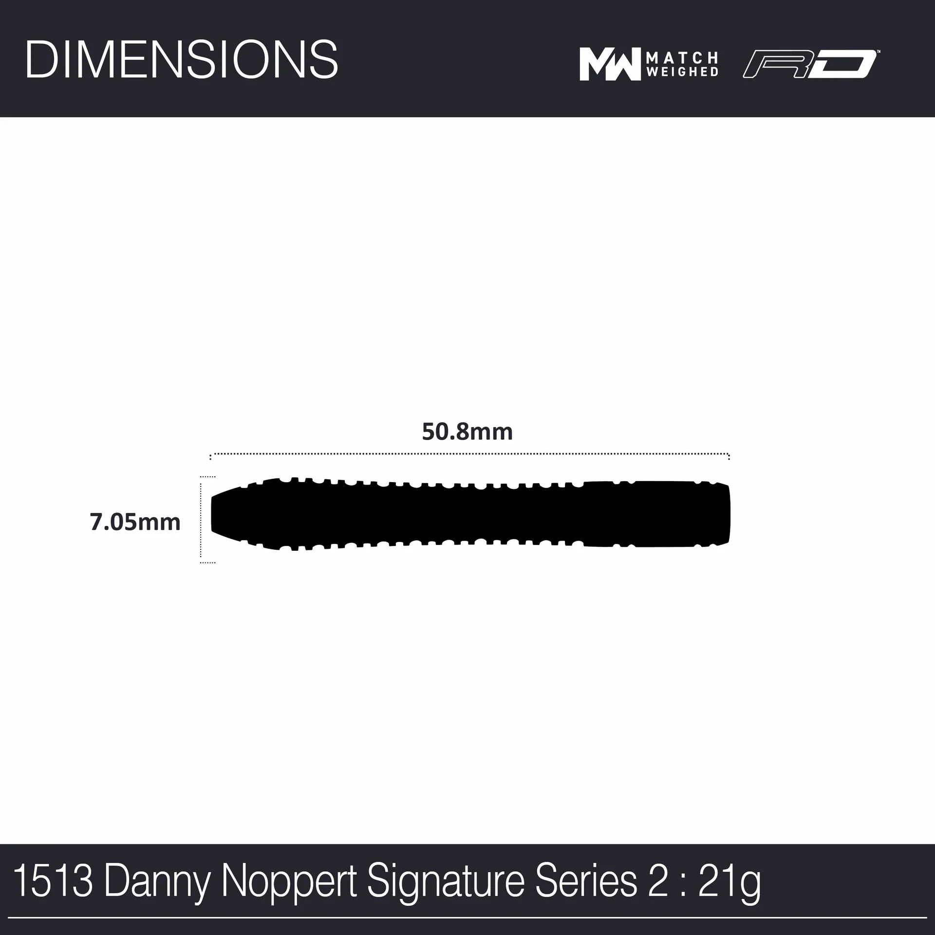 WINMAU Danny Noppert Signature Edition 2.0 Dart Oku