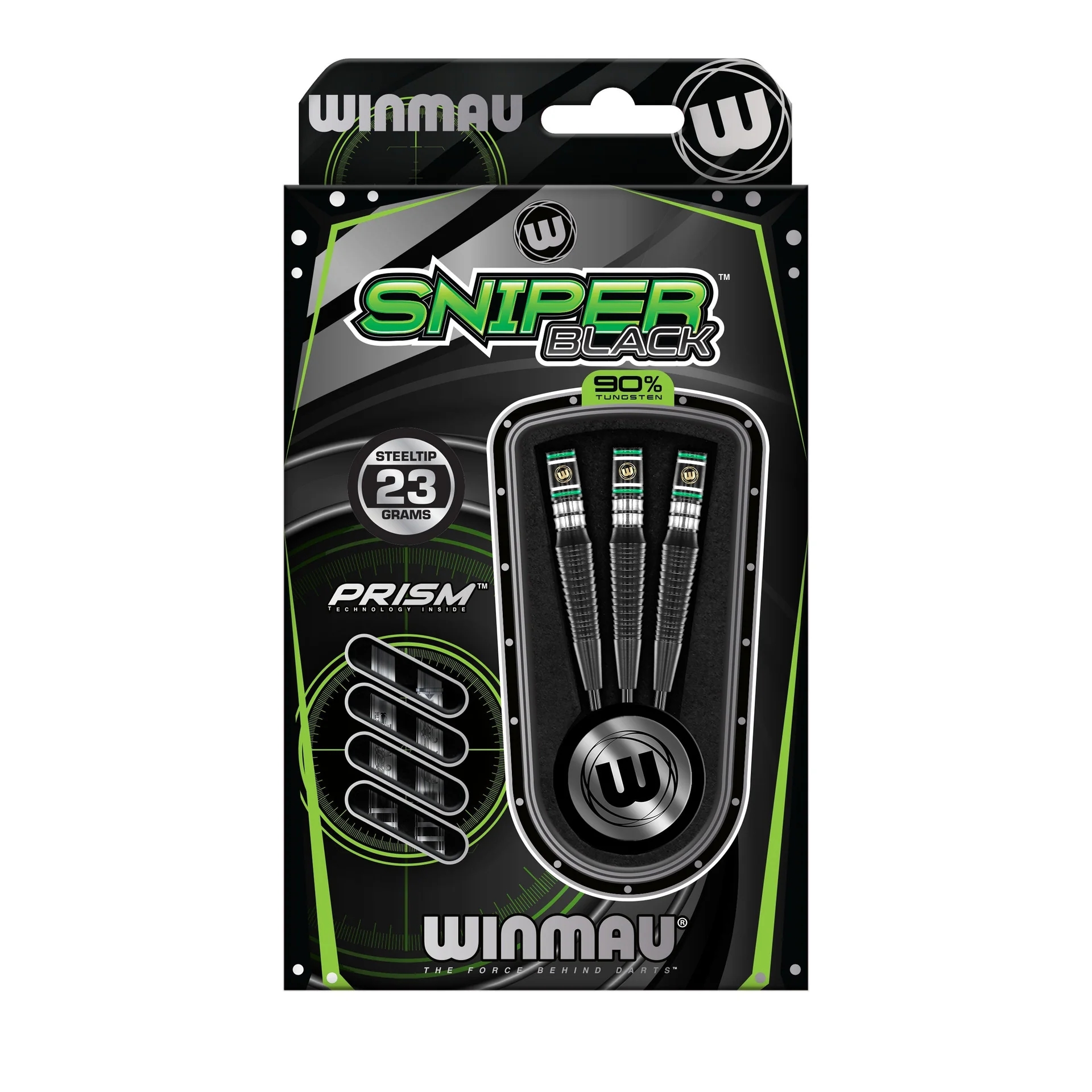 Winmau Sniper Black 90% Çelik Uçlu Dart Oku