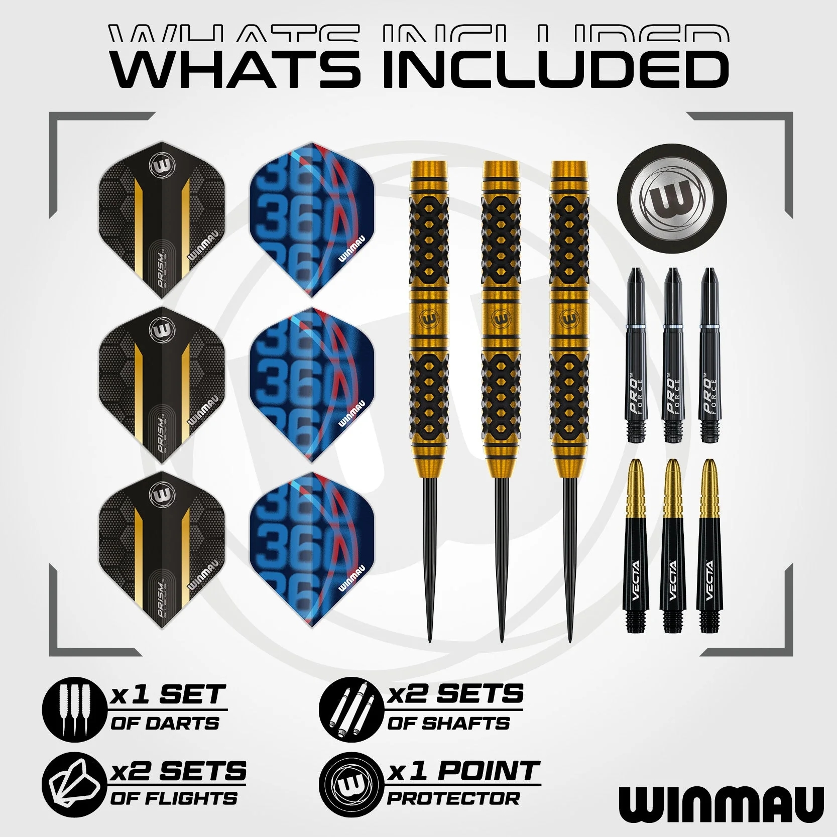 Winmau Bradley Van Der Velden Tungsten Çelik Uçlu Dart Oku 22gr