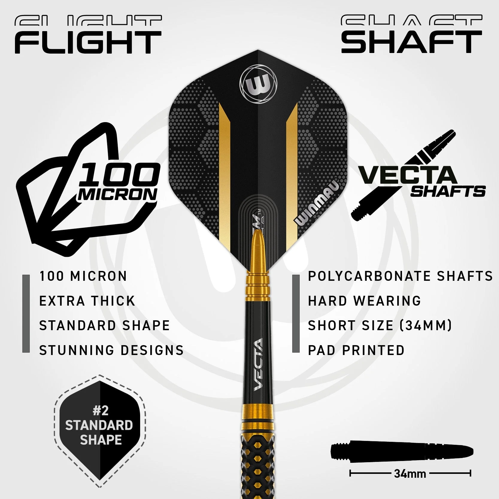 Winmau Bradley Van Der Velden Tungsten Çelik Uçlu Dart Oku
