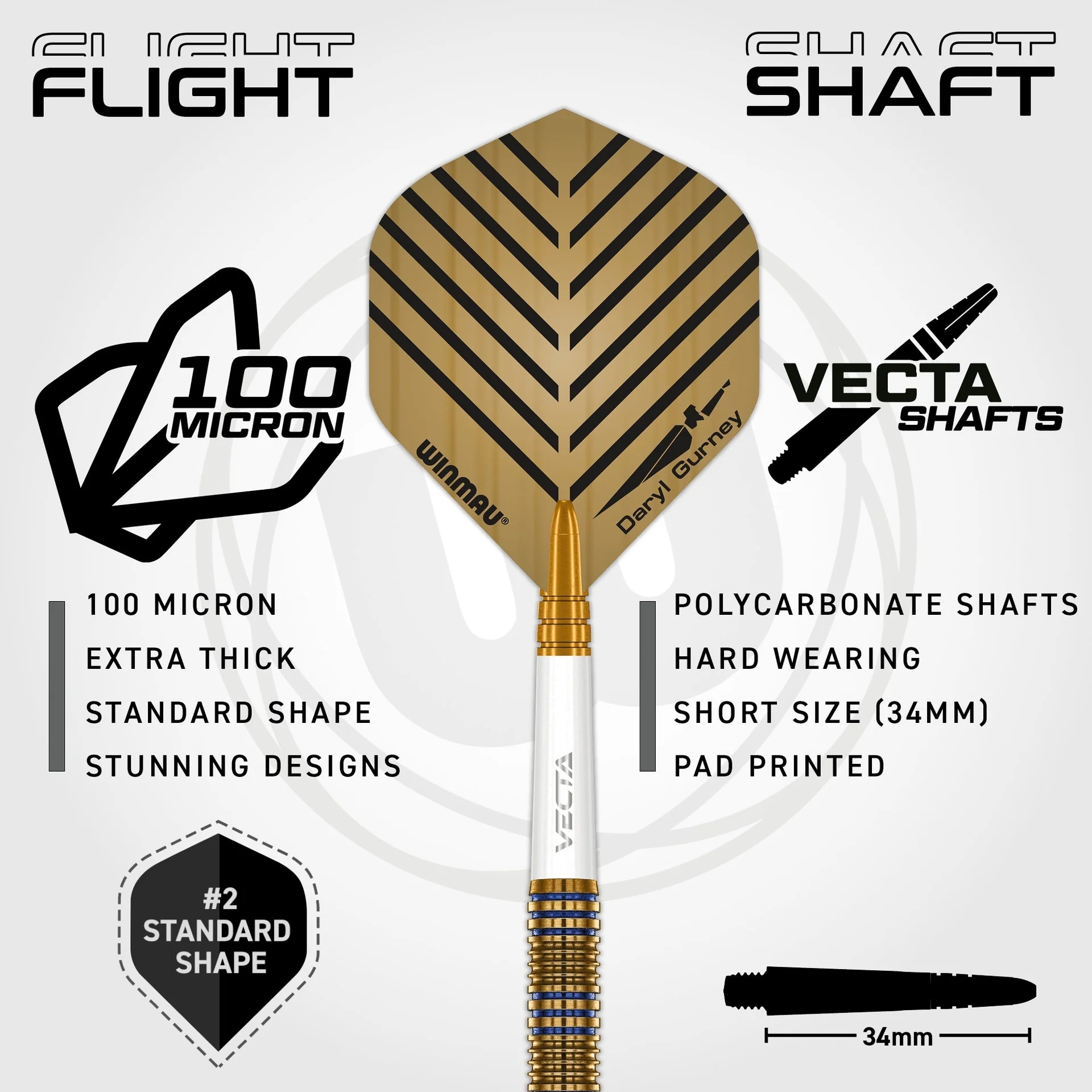 WINMAU Gurney Sıgnature Edıtıon Darts 23Gr