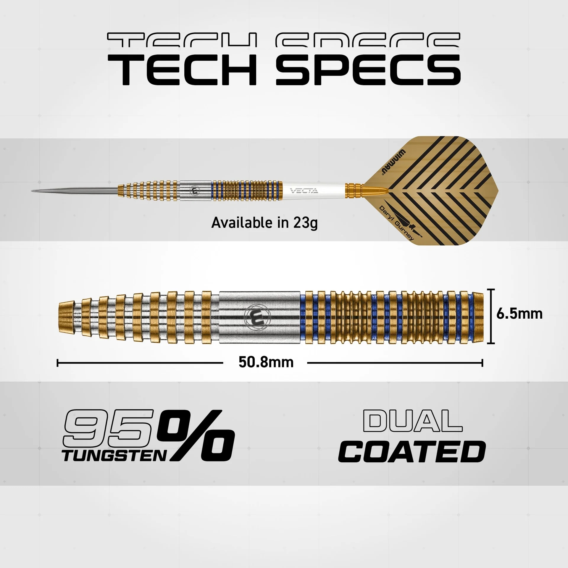 WINMAU Gurney Sıgnature Edıtıon Darts 23Gr