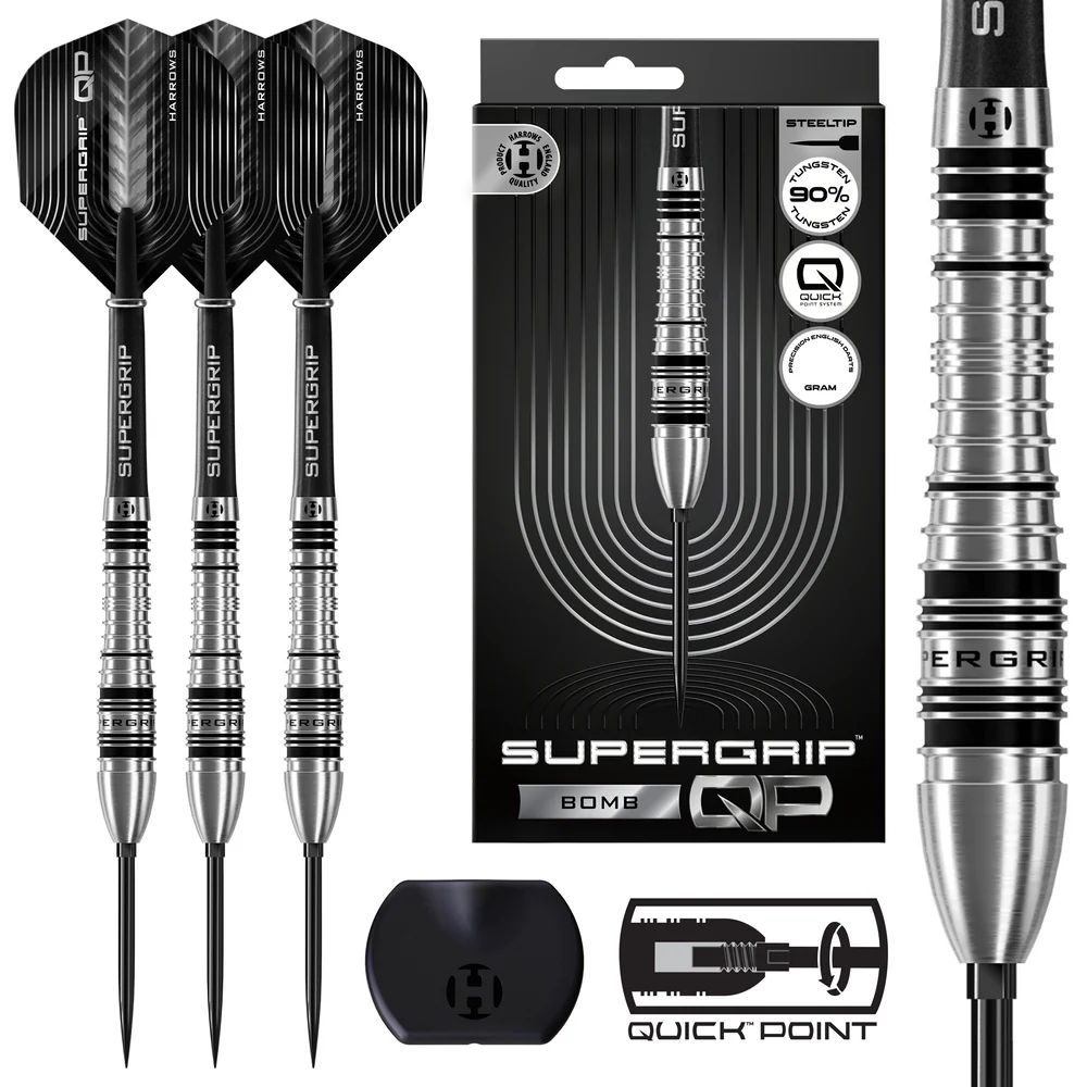Harrows Supergrip QP Bomb 90% Quick Point Dart Oku