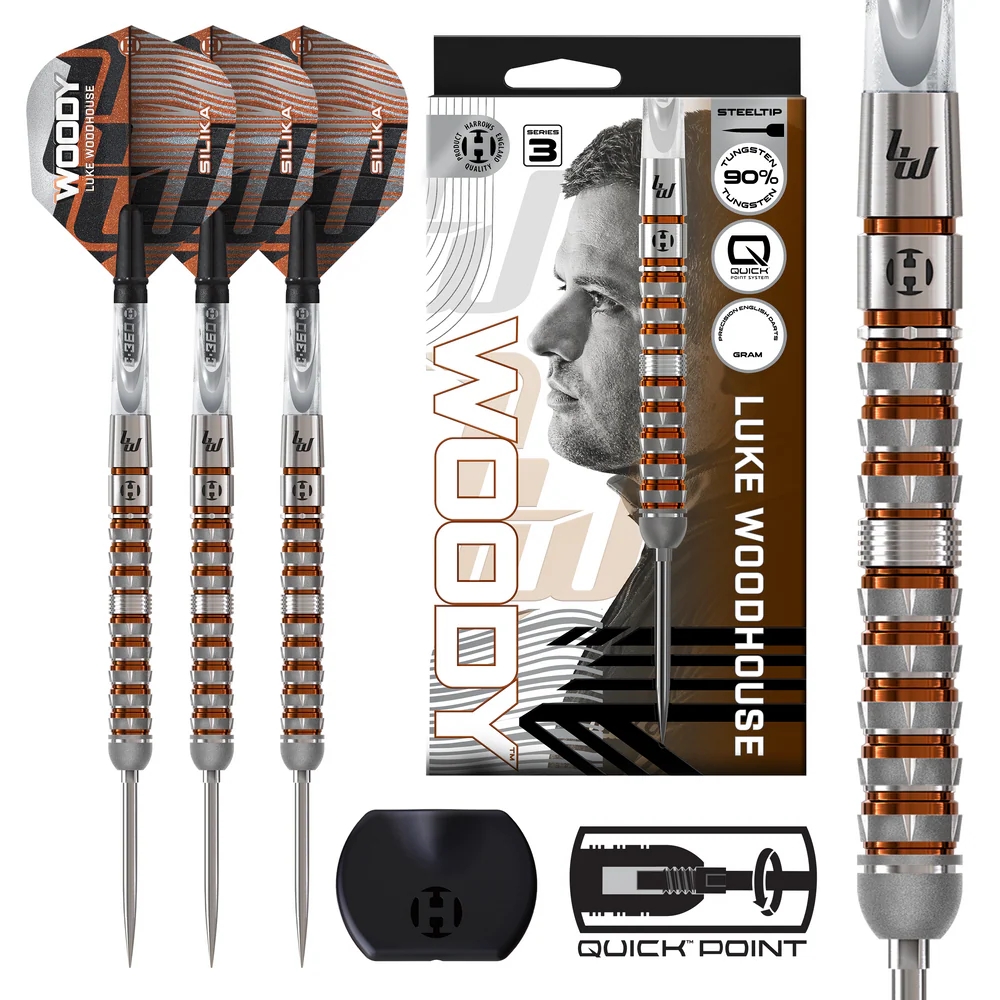 Harrows Luke Woodhouse 90% Series 3 Quick Point Dart Oku