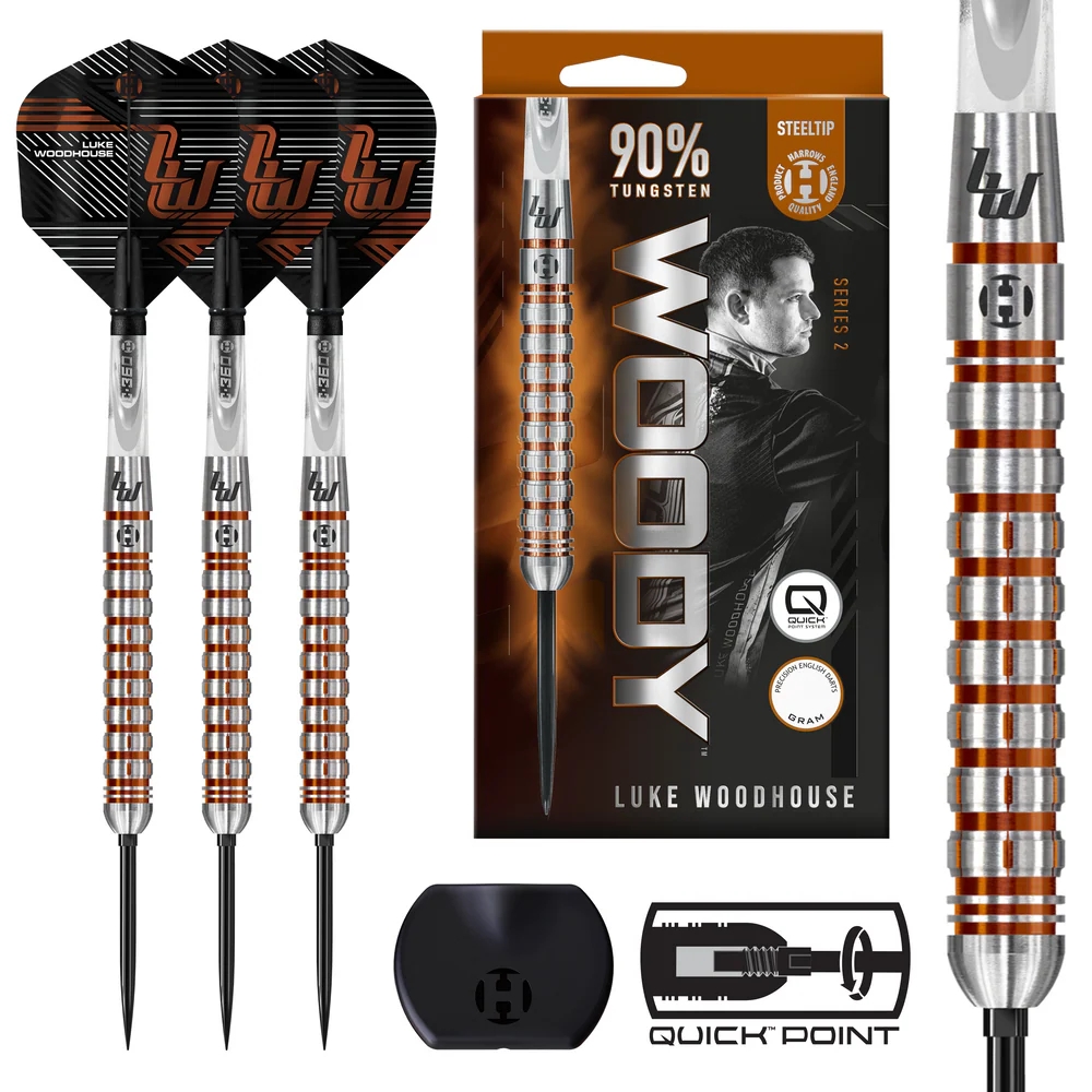Harrows Luke Woodhouse 90% Series 2 Quick Point Dart Oku