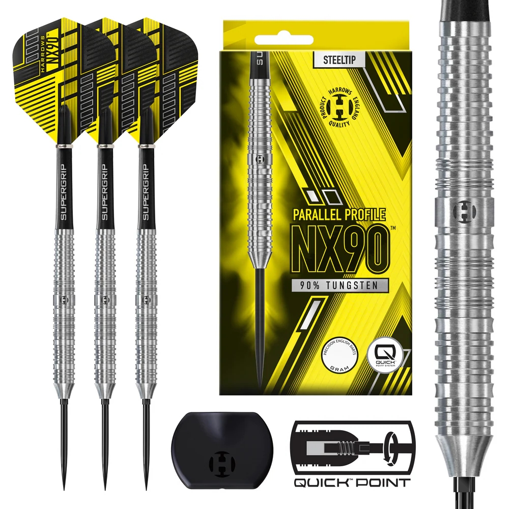 Harrows NX90 Parallel 90% Quick Point Dart Oku