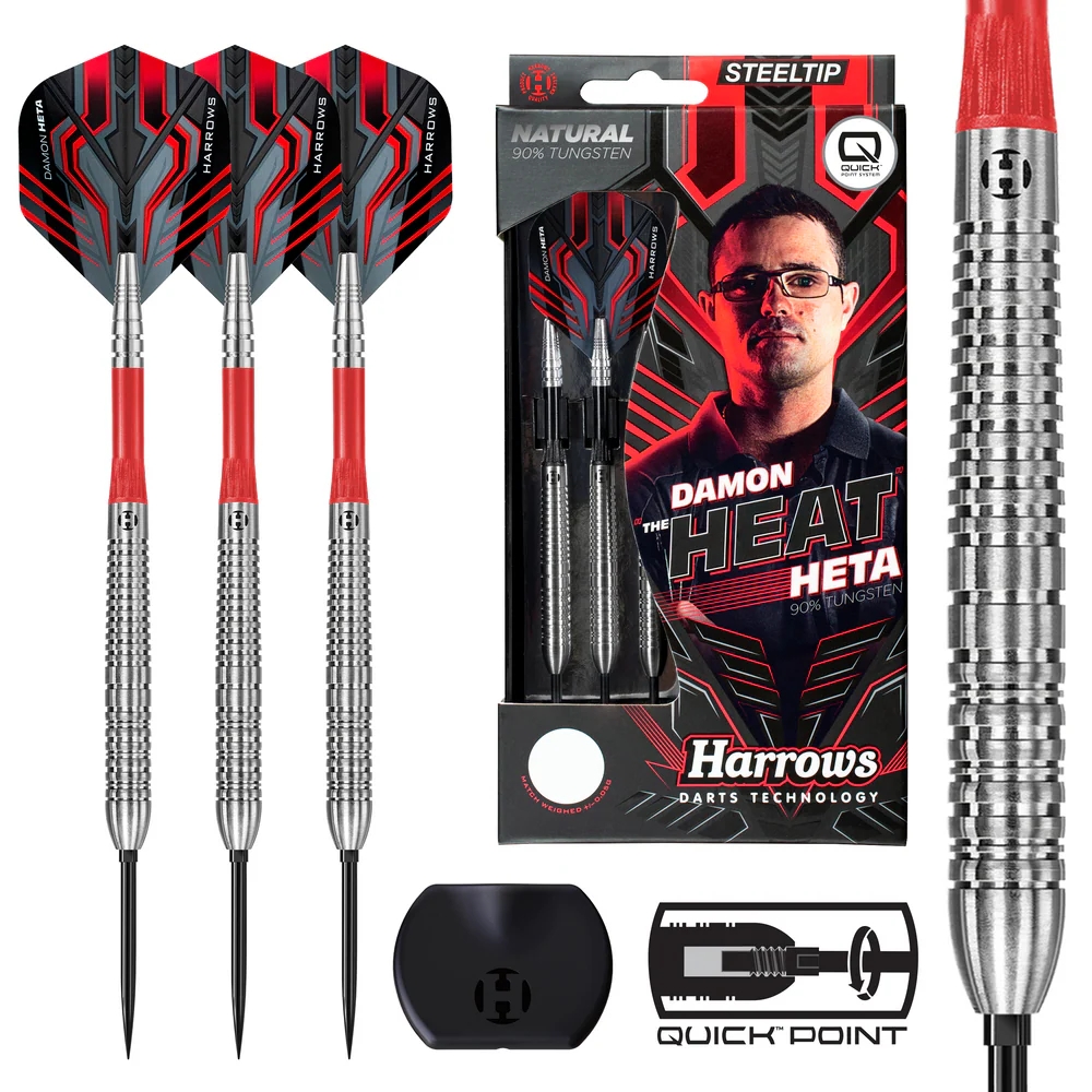 Harrows Damon Heta 90% Quick Point Dart Oku