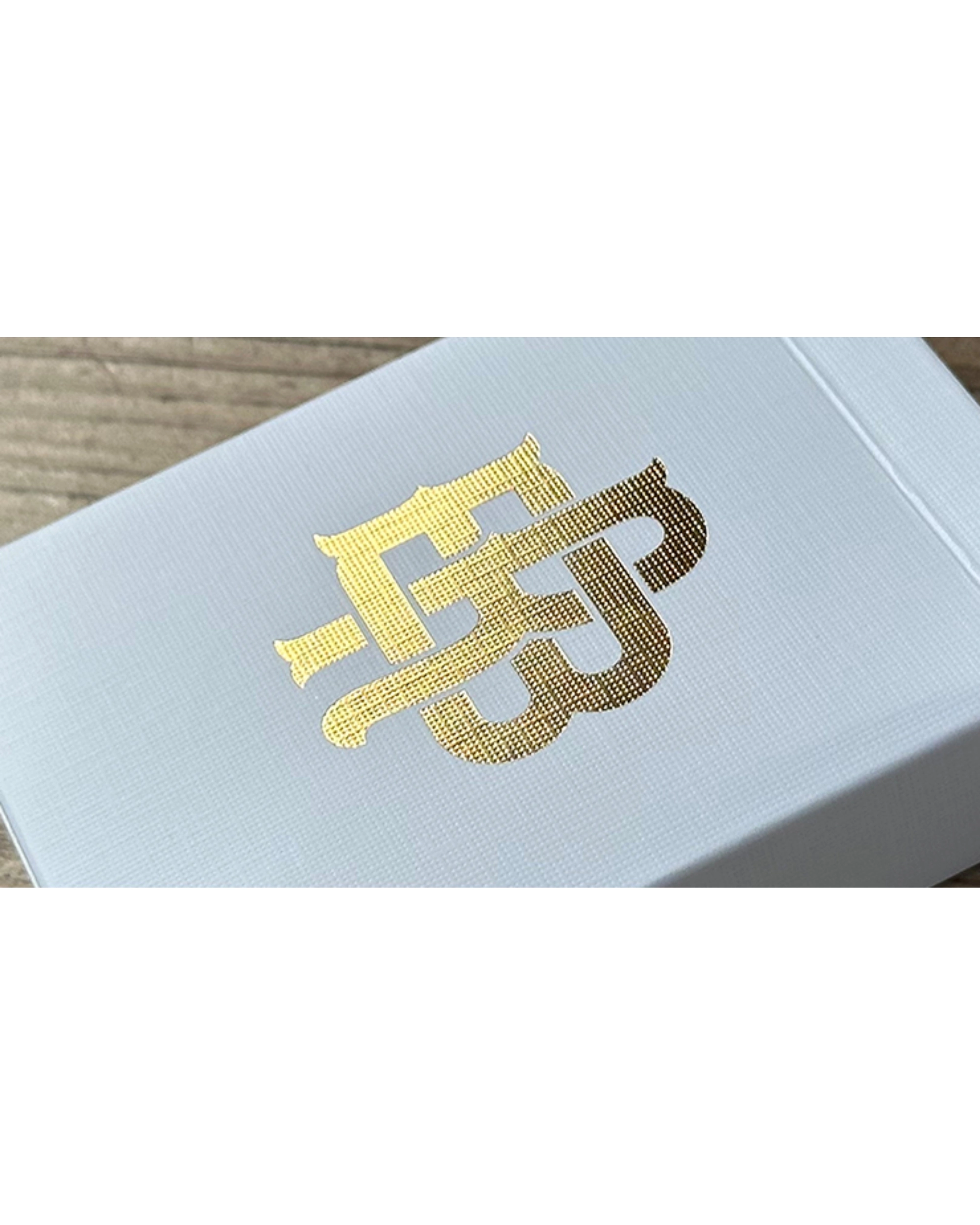 Gold Foil Monogram Oyun Kartı