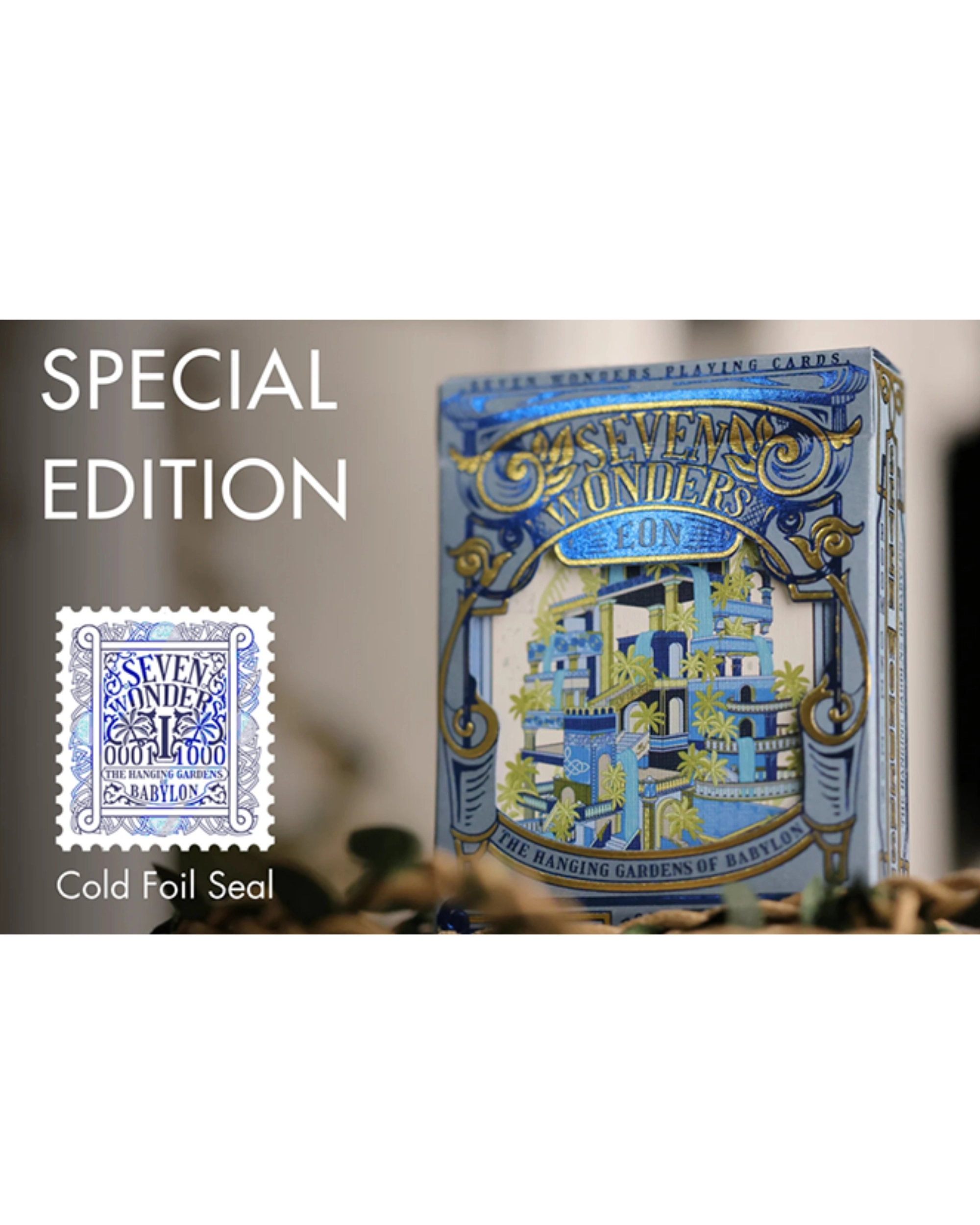 The Hanging Gardens of Babylon (Special Edition Numbered Seals) Oyun Kartı by Room One EON