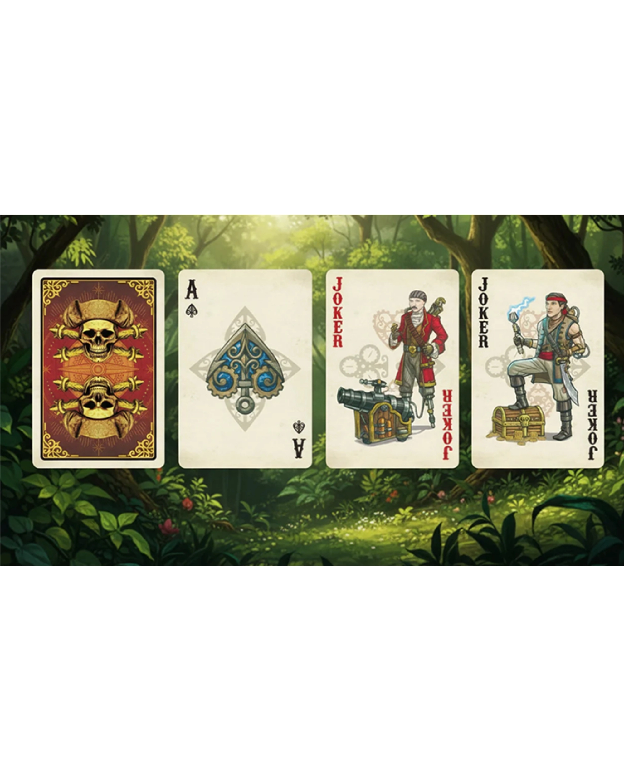 Skeleton Pirates Oyun Kartı