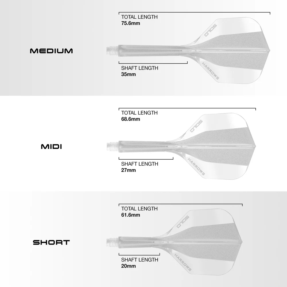Harrows Solo: Integrated Flight and Shaft - Clear               
