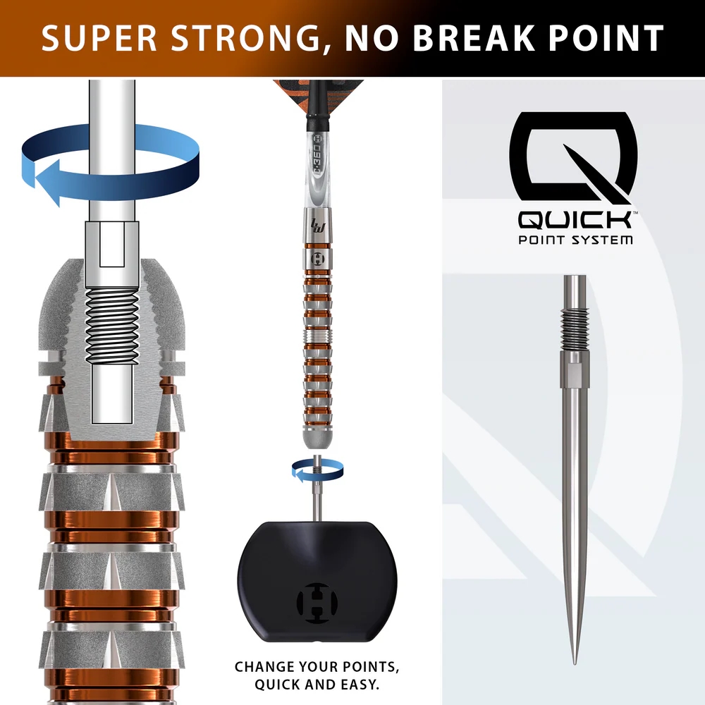 Harrows Luke Woodhouse 90% Series 3 Quick Point Dart Oku