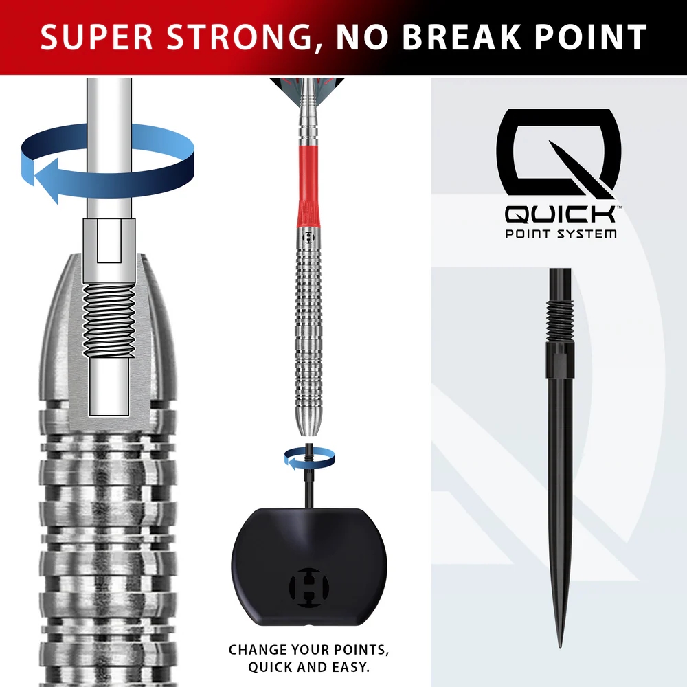 Harrows Damon Heta 90% Quick Point Dart Oku