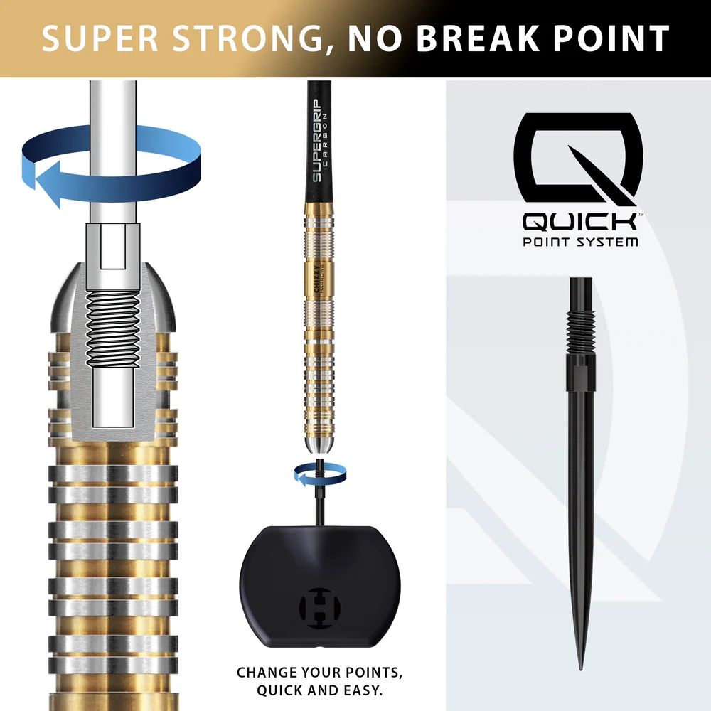 Harrows Chizzy 90% Series 2 Quick Point Dart Oku