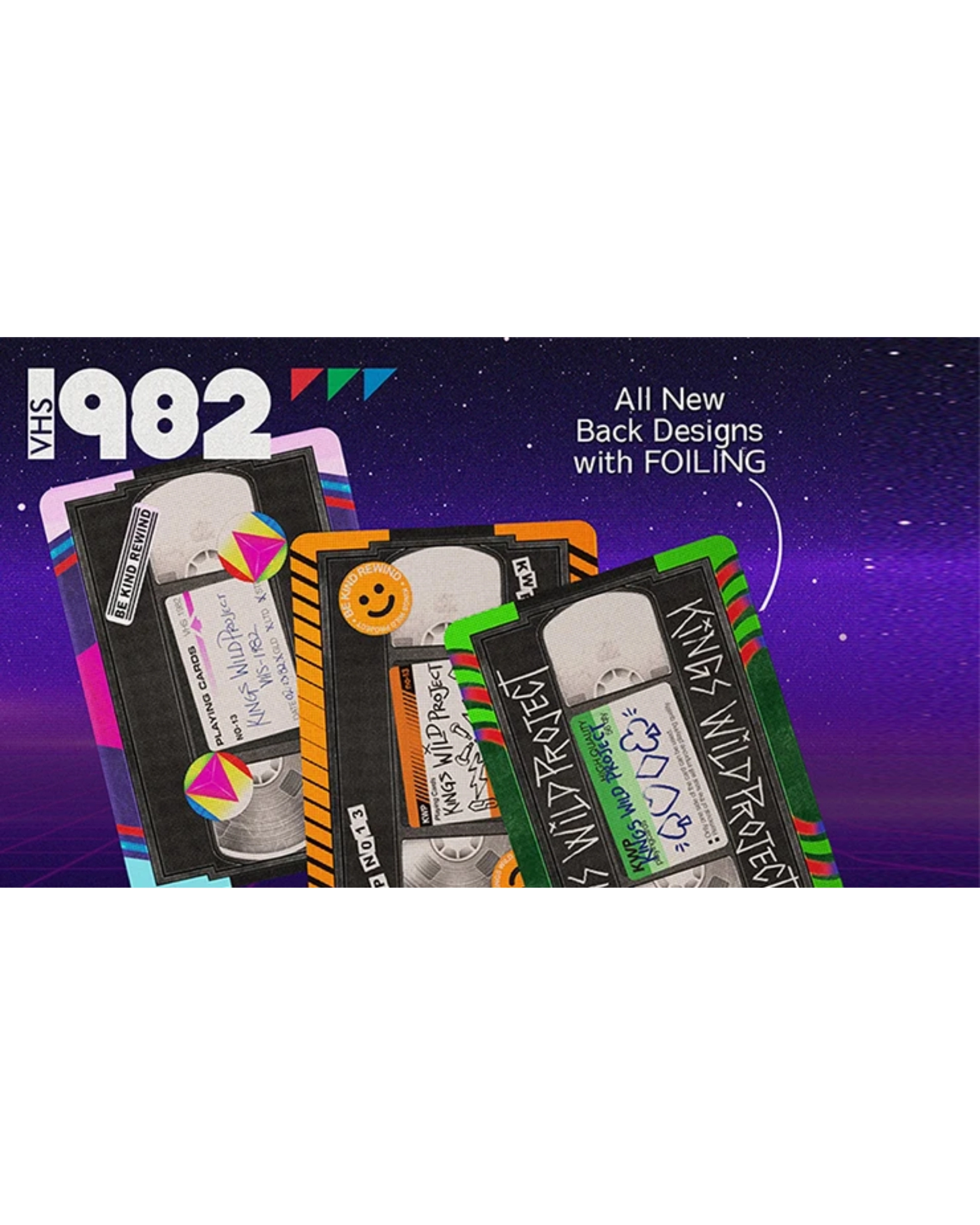1982 VHS-Kenneth Oyun Kartı by Kings Wild Project