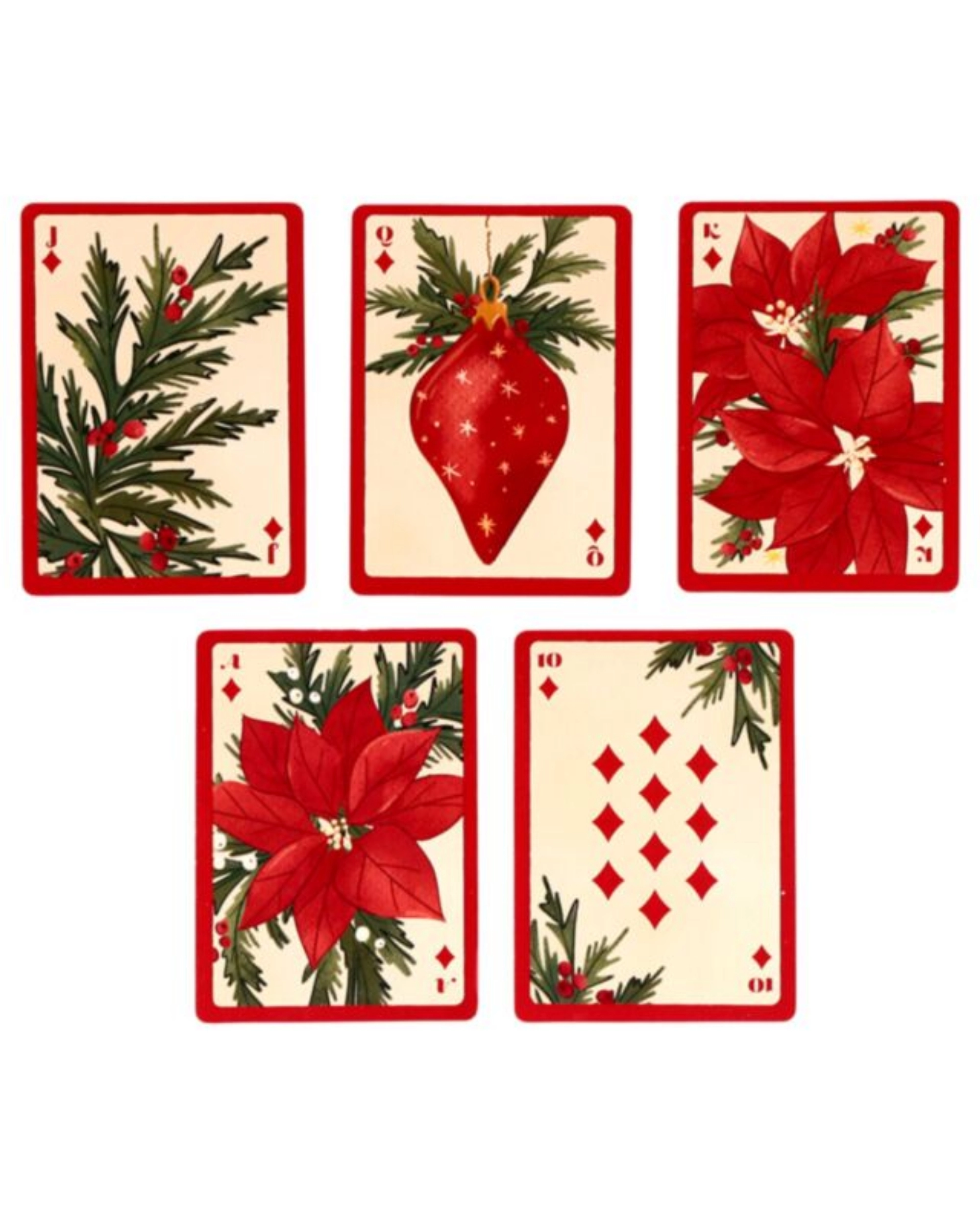 Christmas Botanicals Oyun Kartı by Puckator UK