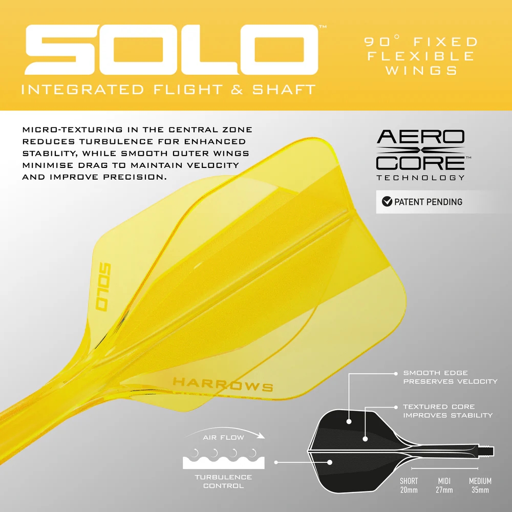 Harrows Solo: Integrated Flight and Shaft - Yellow