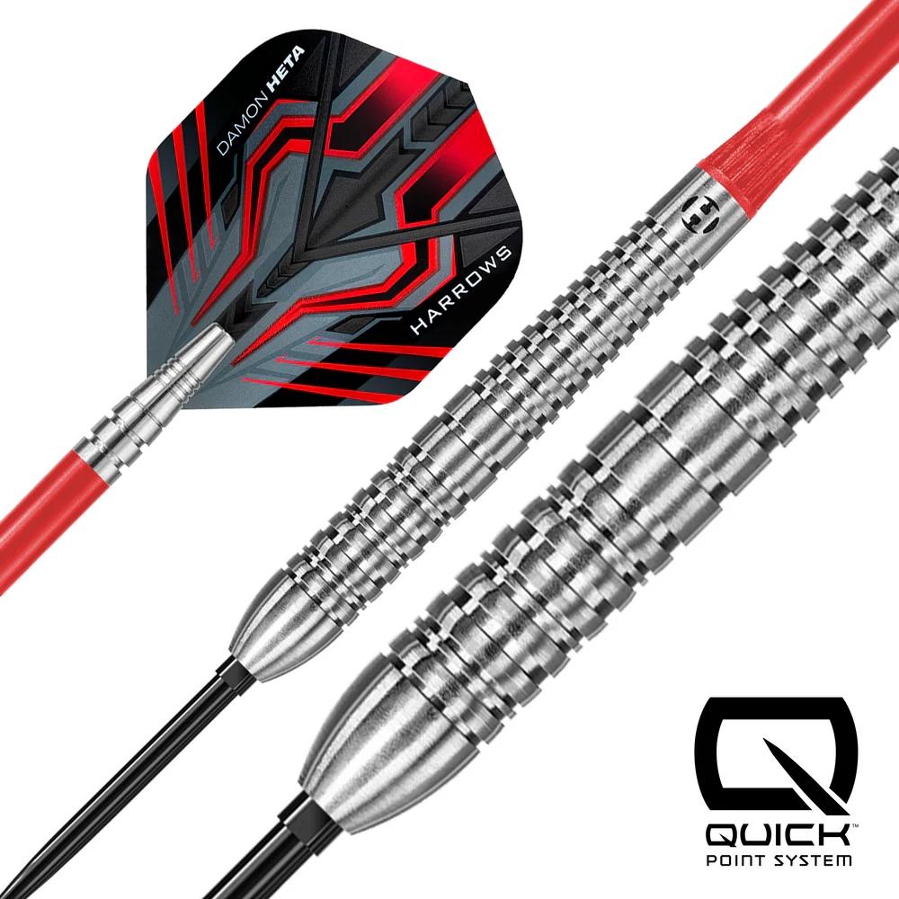 Harrows Damon Heta 90% Quick Point Dart Oku
