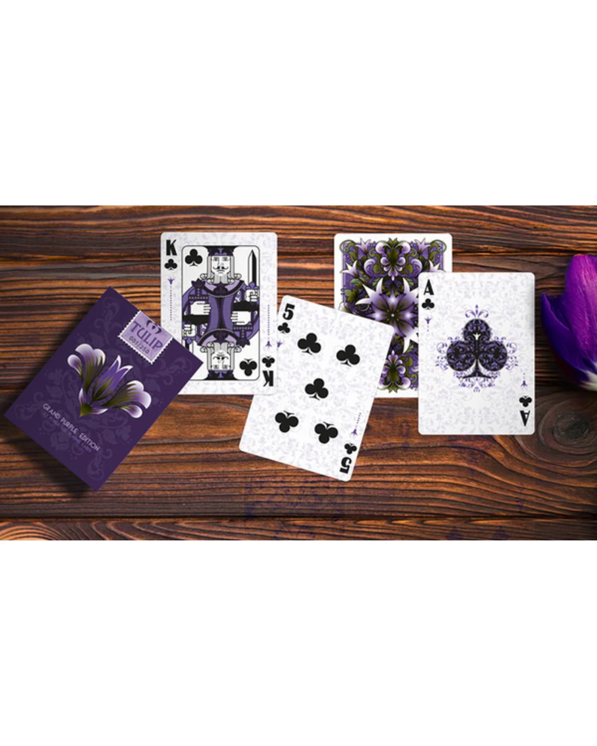 Grand Tulip Purple Oyun Kartı by Dutch Card House Company