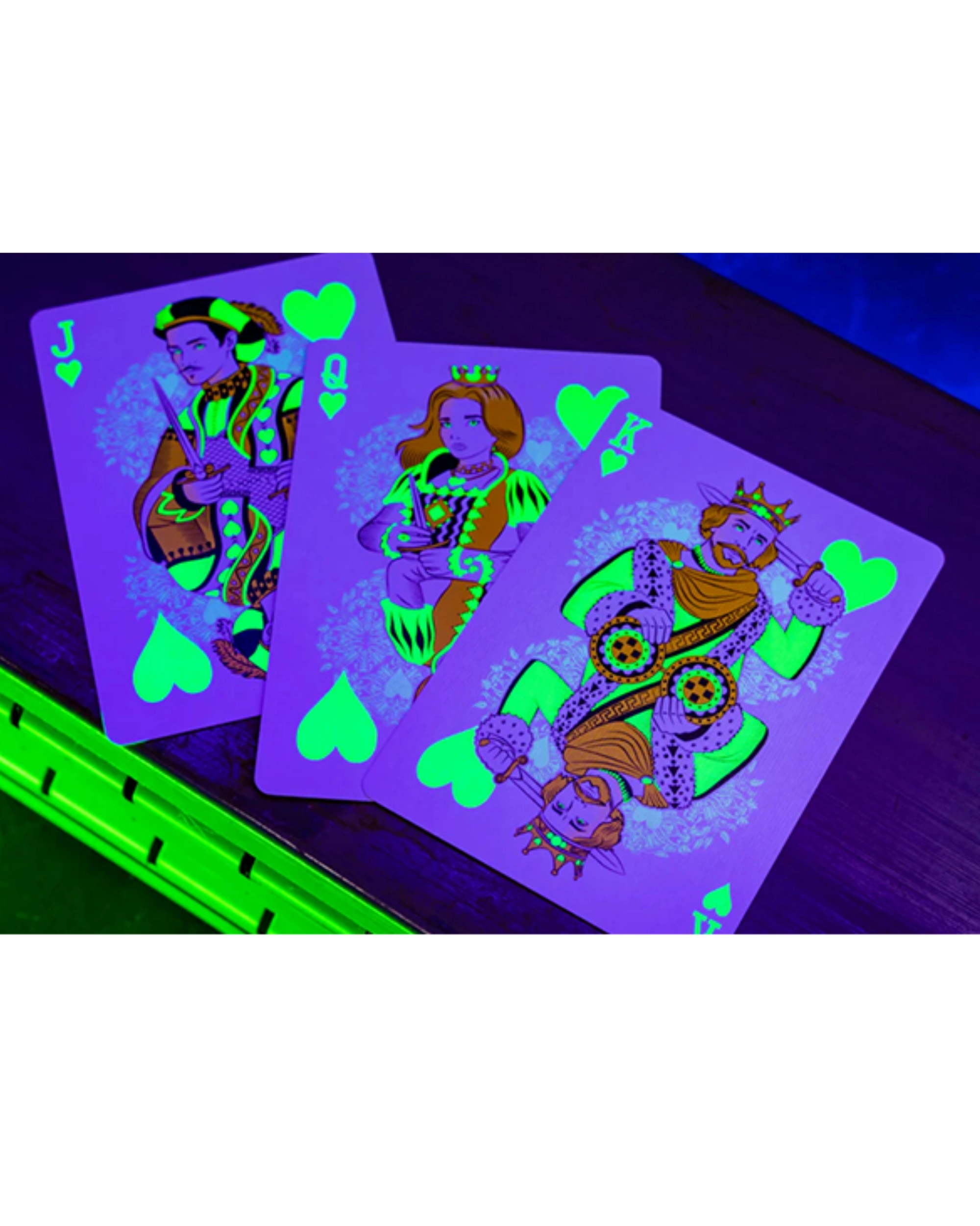 Bicycle | Neon Rider Back Green-Glo Oyun Kartı
