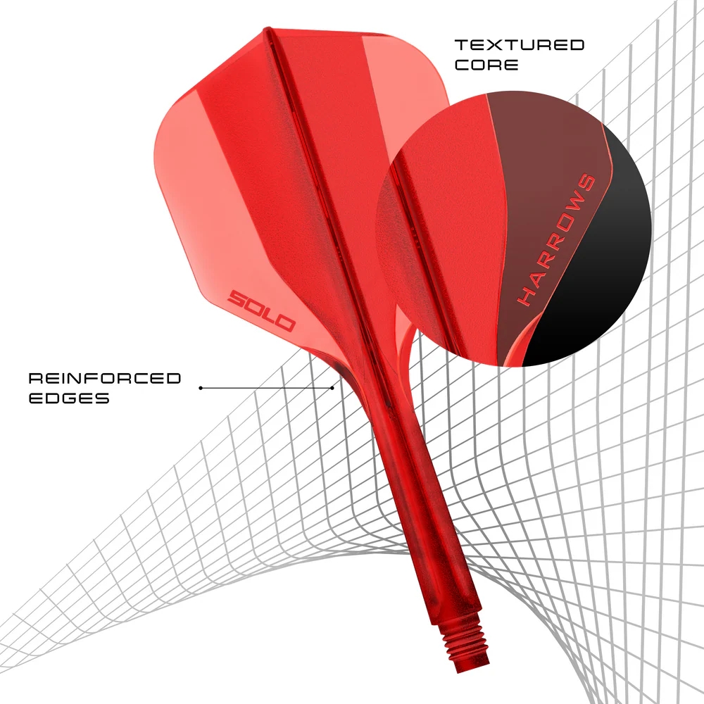 Harrows Solo: Integrated Flight and Shaft - Red                          
