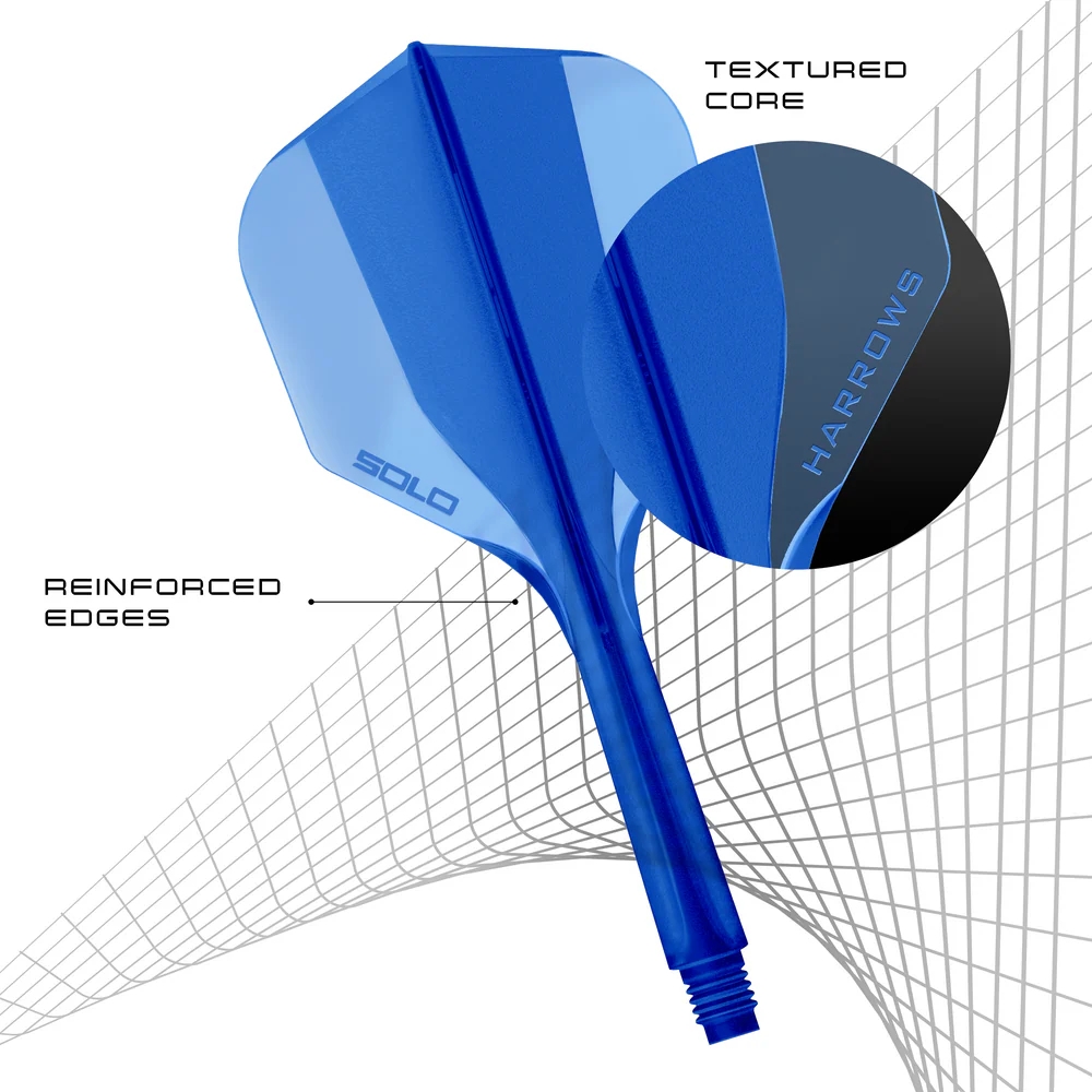 Harrows Solo: Integrated Flight and Shaft - Blue                   