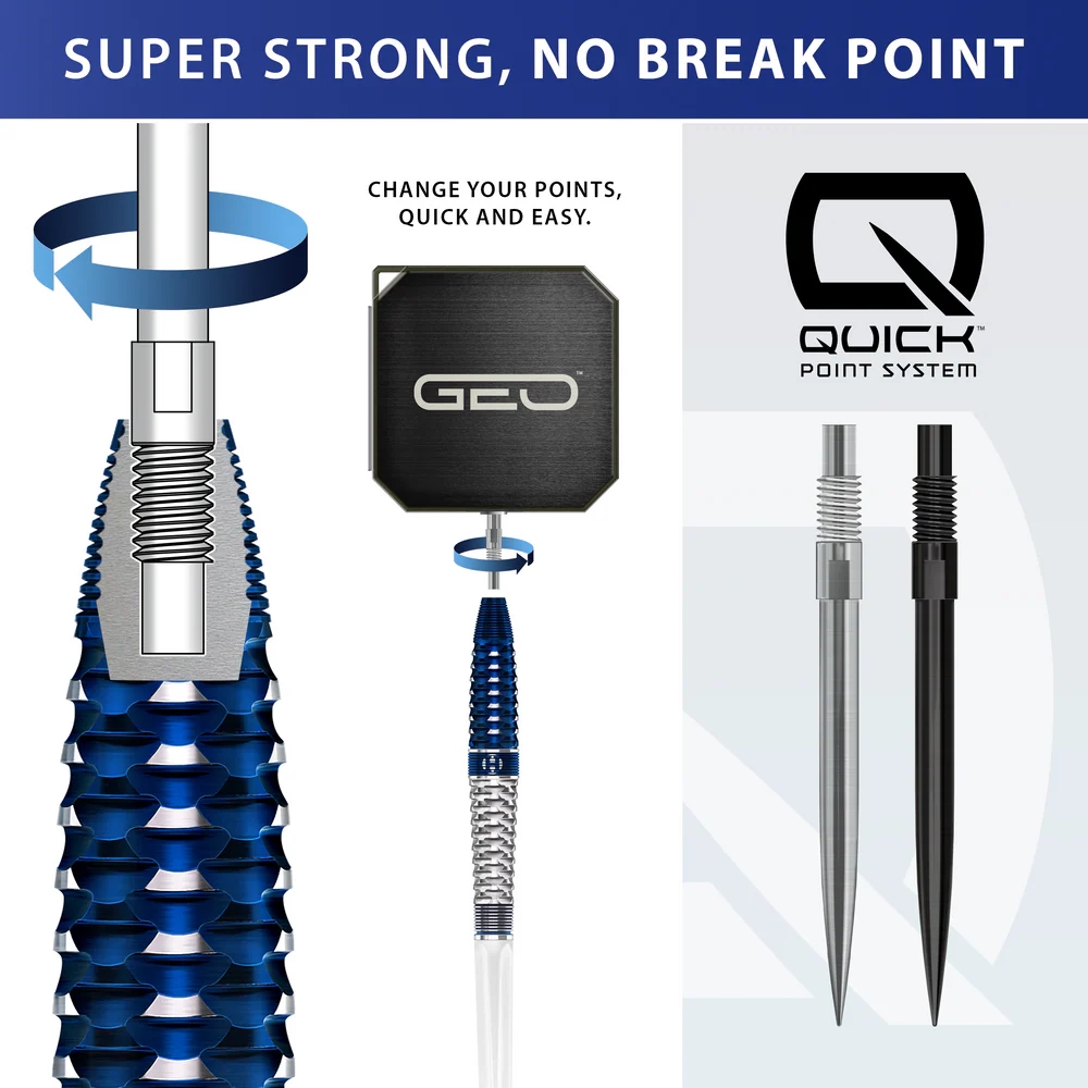 Harrows Geo 02 90% Quick Point Dart Oku