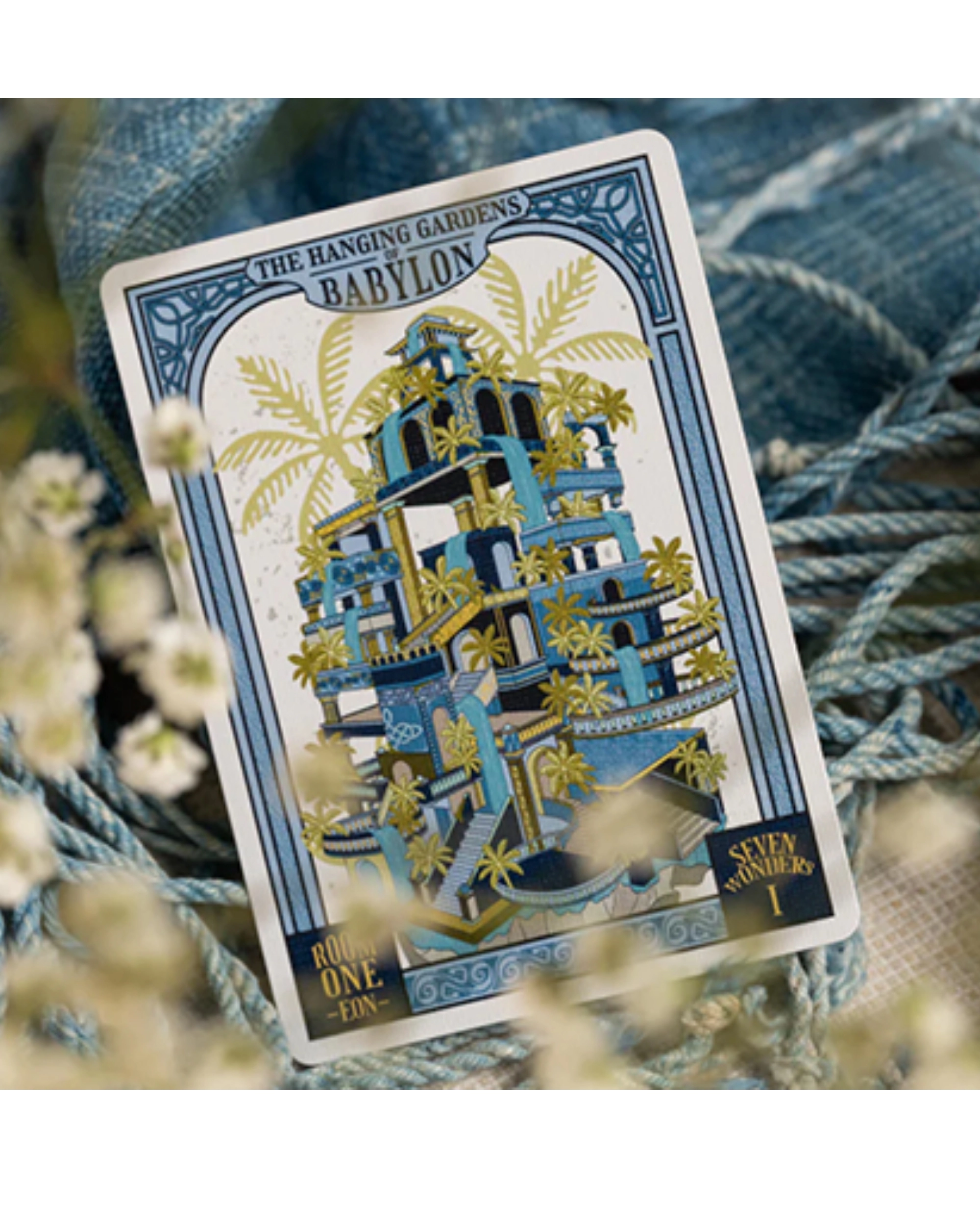 The Hanging Gardens of Babylon (Special Edition Numbered Seals) Oyun Kartı by Room One EON