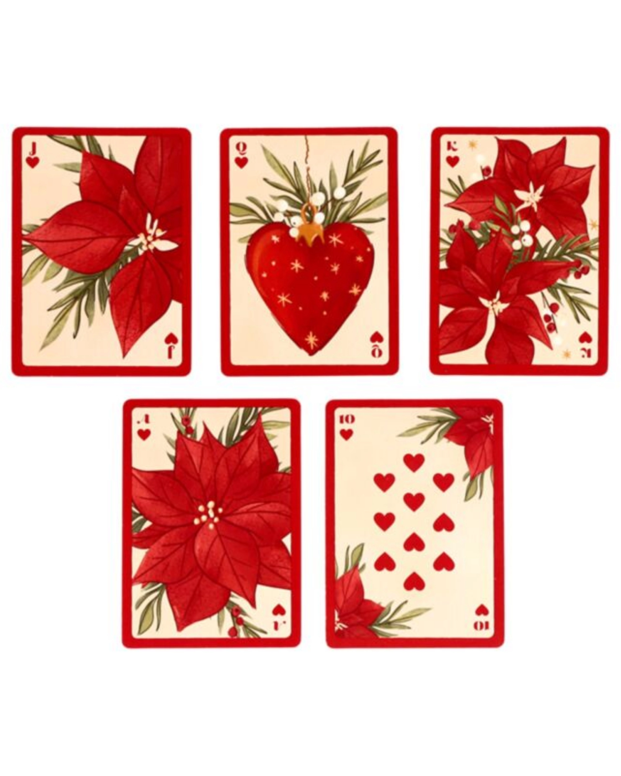 Christmas Botanicals Oyun Kartı by Puckator UK