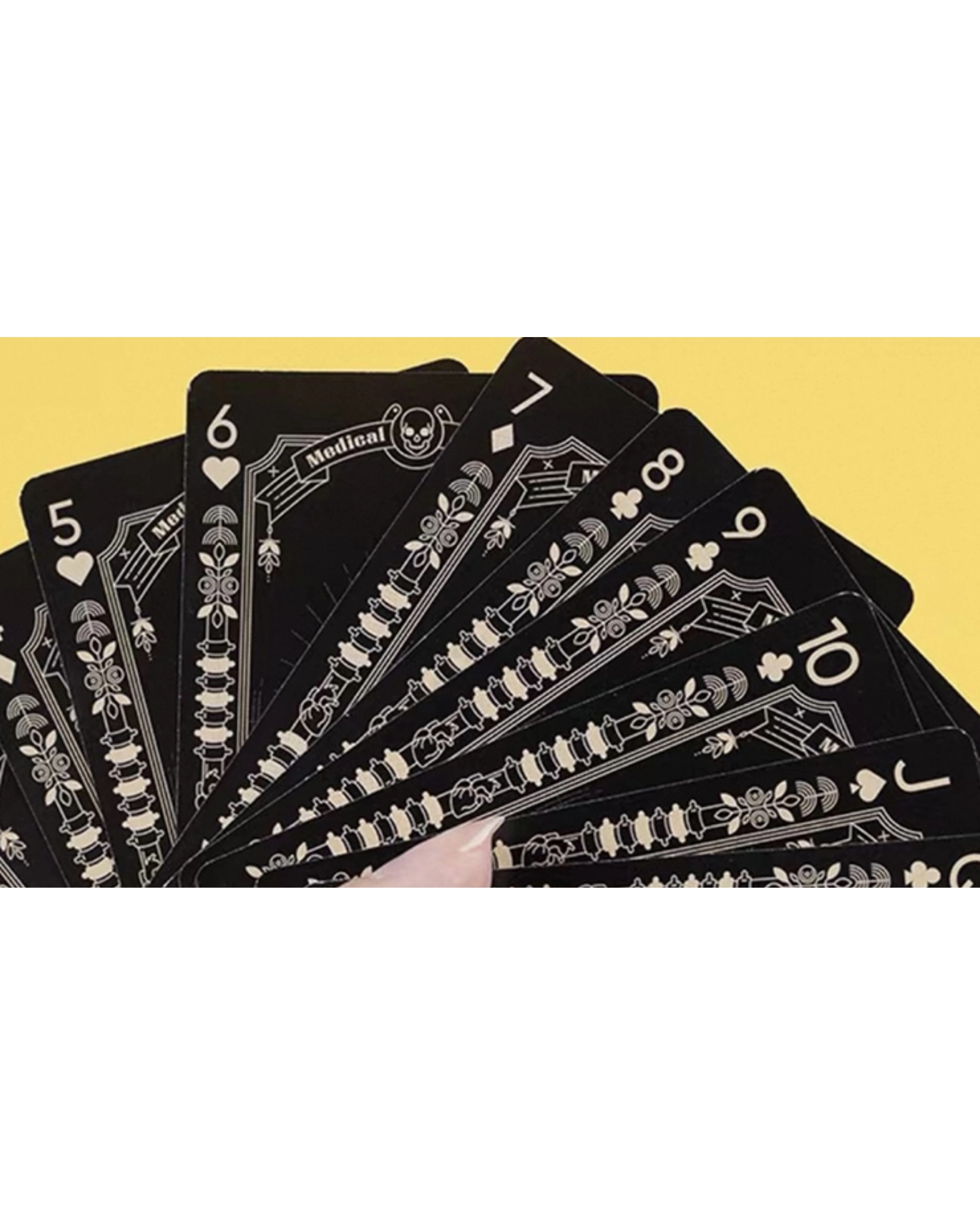 Medical Poker (Black) Oyun Kartı
