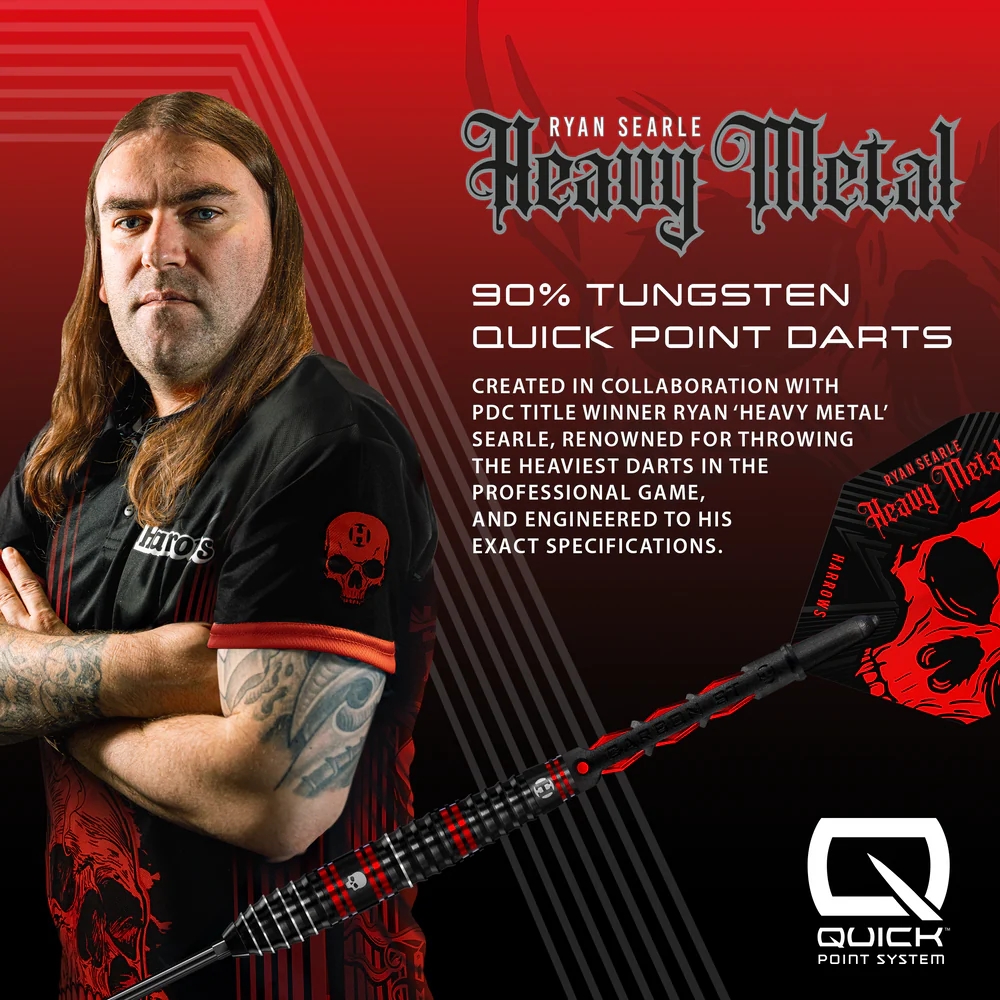 Harrows Ryan Searle 90% Quick Point Dart Oku