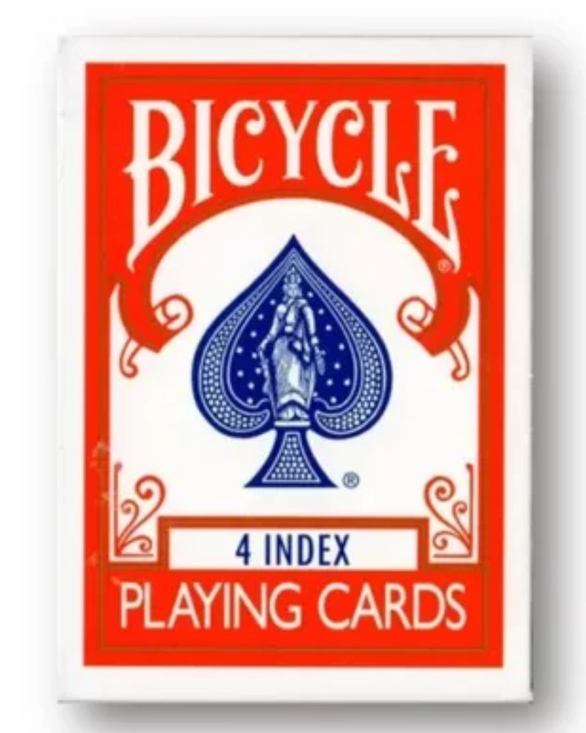 Bicycle | 4 Köşe İndeksli Kırmızı (Hile Kartları ve Online Eğitim) Oyun Kartı