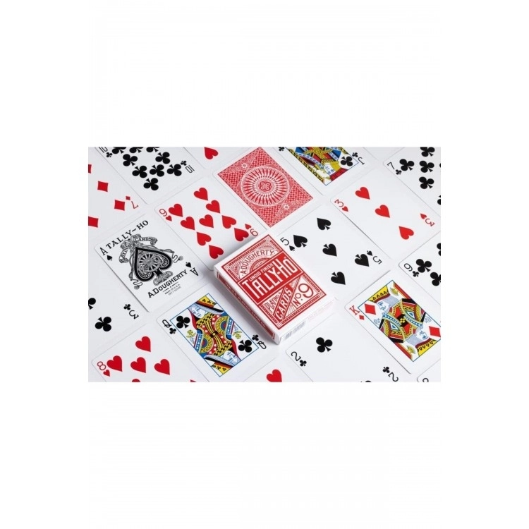 TALLY-HO Circle Back Kırmızı Oyun Kartları