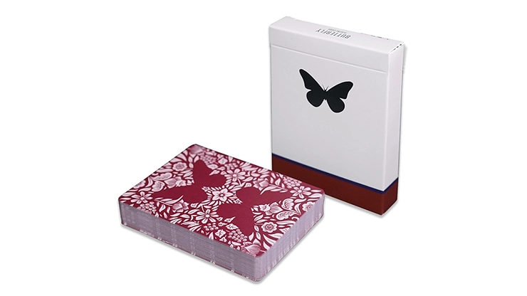 Butterfly Oyun Kartı Marked (Red) 3rd Edition by Ondrej Psenicka 
