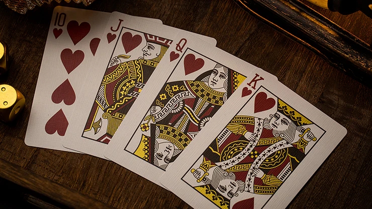 NOC Red The Luxury Collection By Riffle Shuffle X The House Of Playing Cards Oyun Kartı | USPCC
