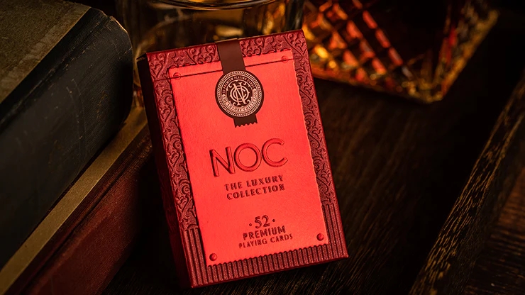 NOC Red The Luxury Collection By Riffle Shuffle X The House Of Playing Cards Oyun Kartı | USPCC