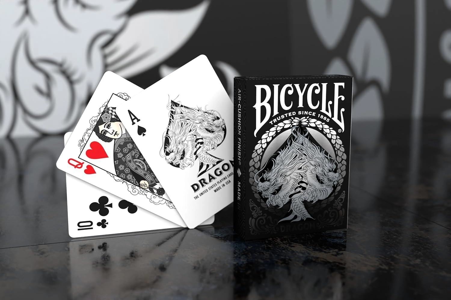 Bicycle | Dragon Black Oyun Kartı