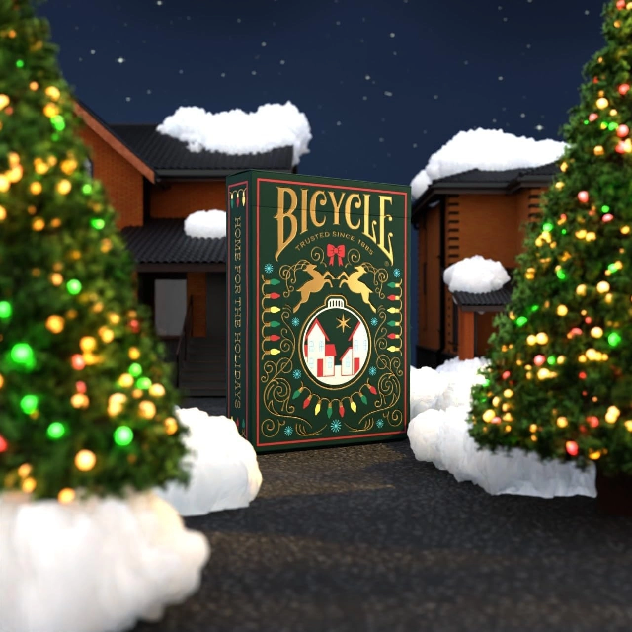 Bicycle Home For The Holidays Oyun Kartı