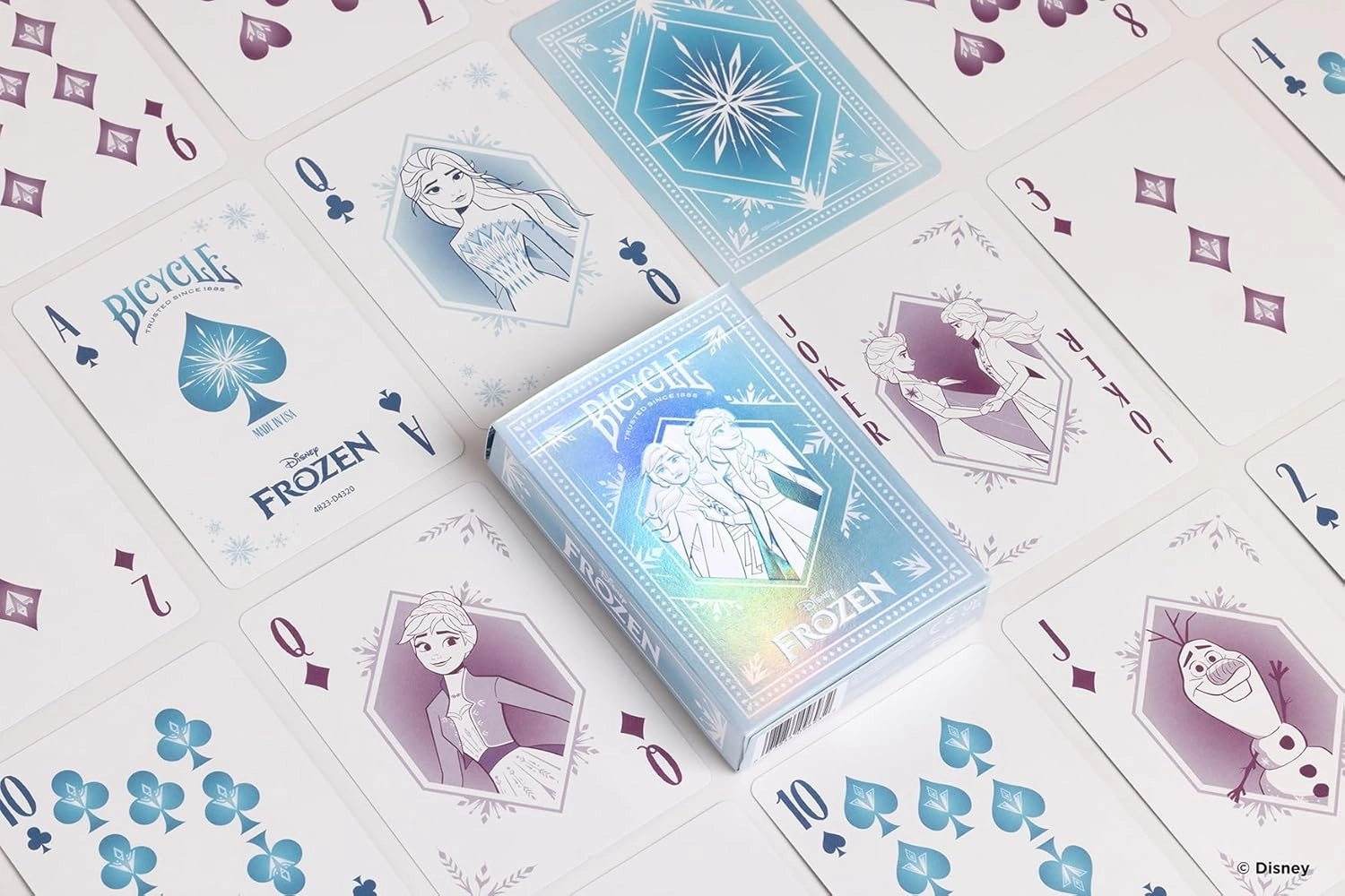 Bicycle | Disney Frozen Blue Oyun Kartı