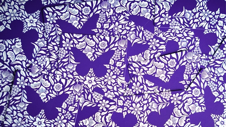 Butterfly Oyun Kartı (Royal Purple Edition)